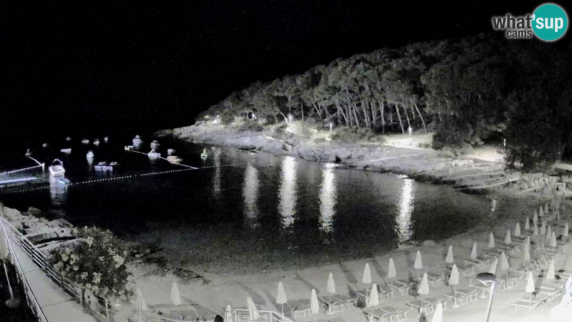 Webcam Mali Lošinj – Sunčana uvala Strand – Veli Žal