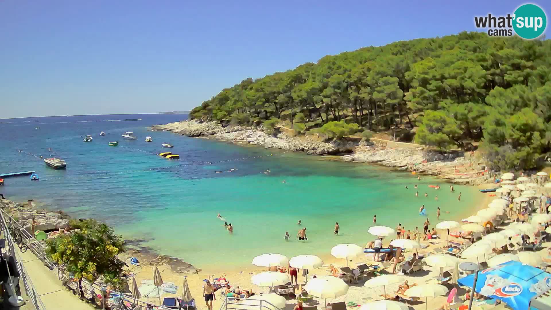 Spletna Kamera Mali Lošinj – plaža Sunčana uvala – Veli Žal