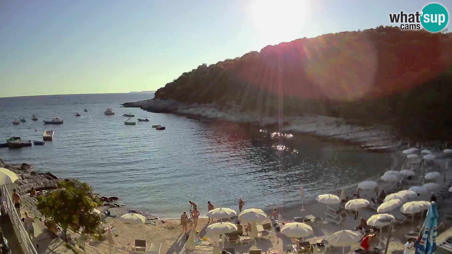 Webcam Mali Lošinj – Sunčana uvala Strand – Veli Žal