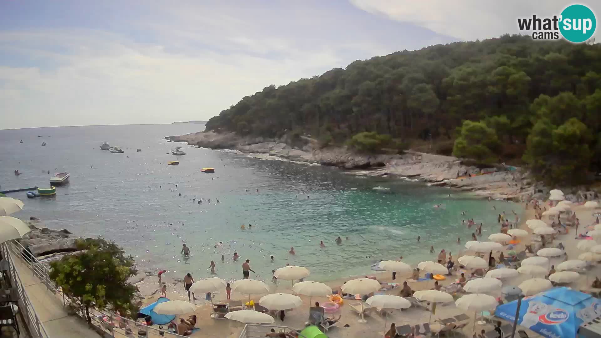 Webcam Mali Lošinj – spiaggia Sunčana uvala – Veli Žal