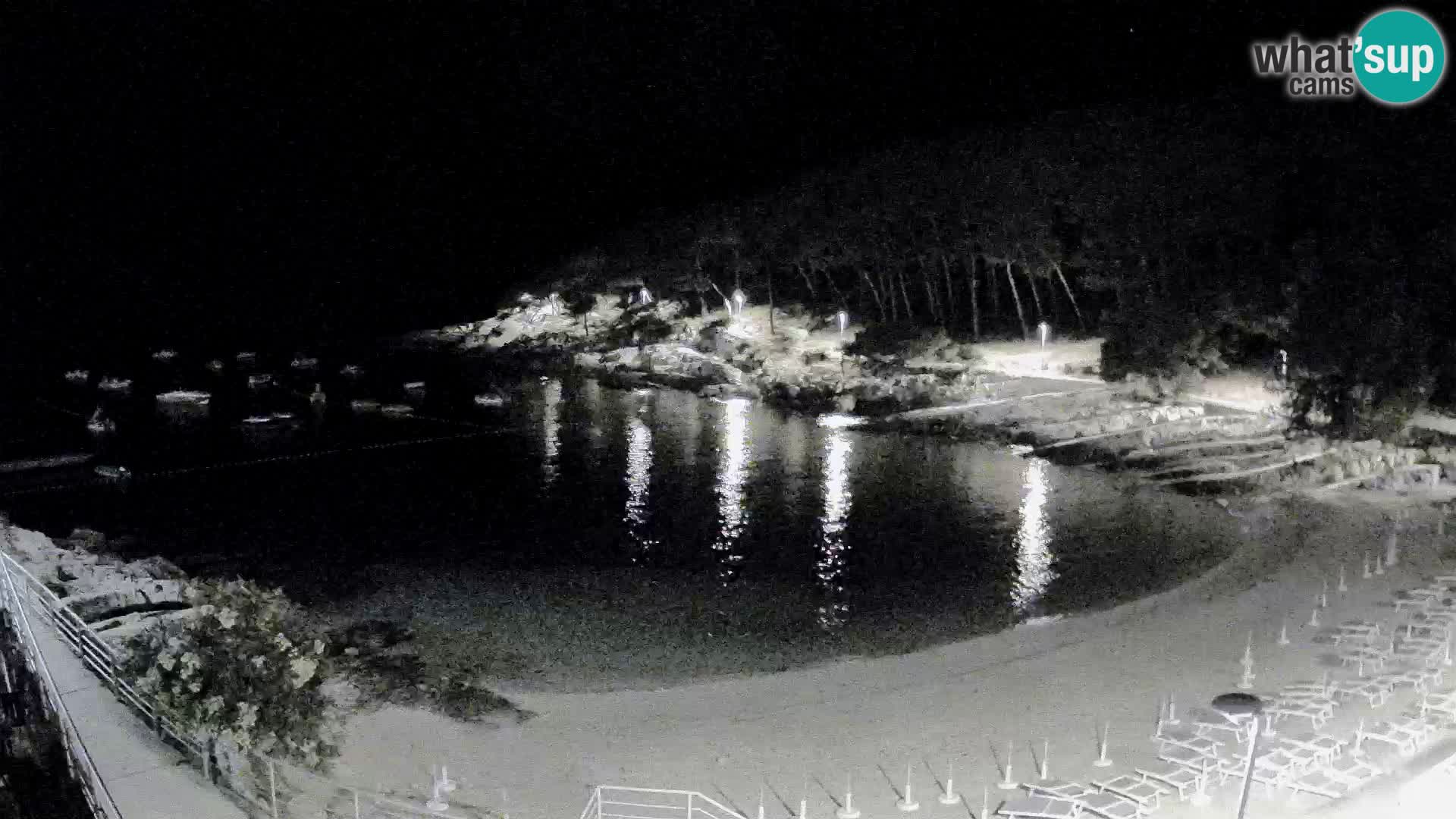Web kam Mali Lošinj – plaža Sunčana uvala – Veli Žal