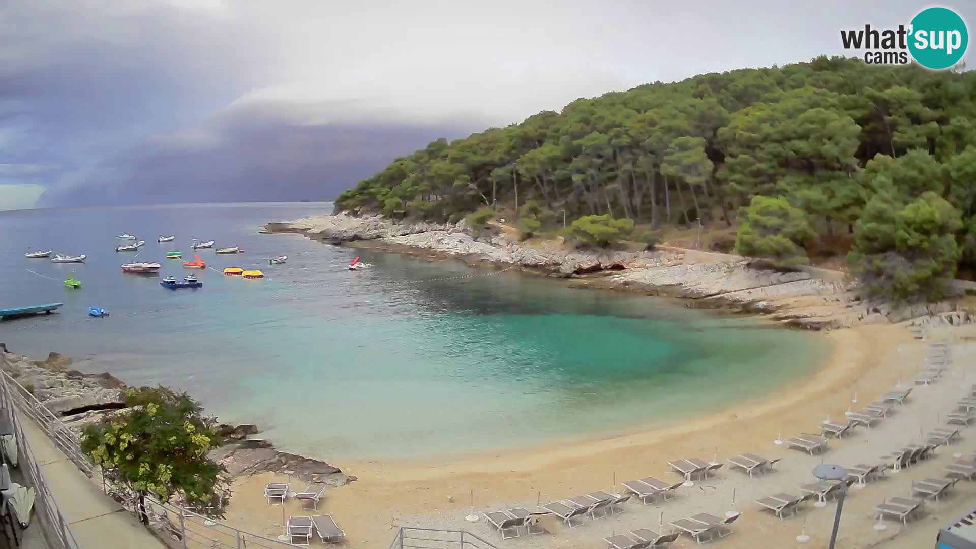 Webcam Mali Lošinj – Sunčana uvala beach – Veli Žal