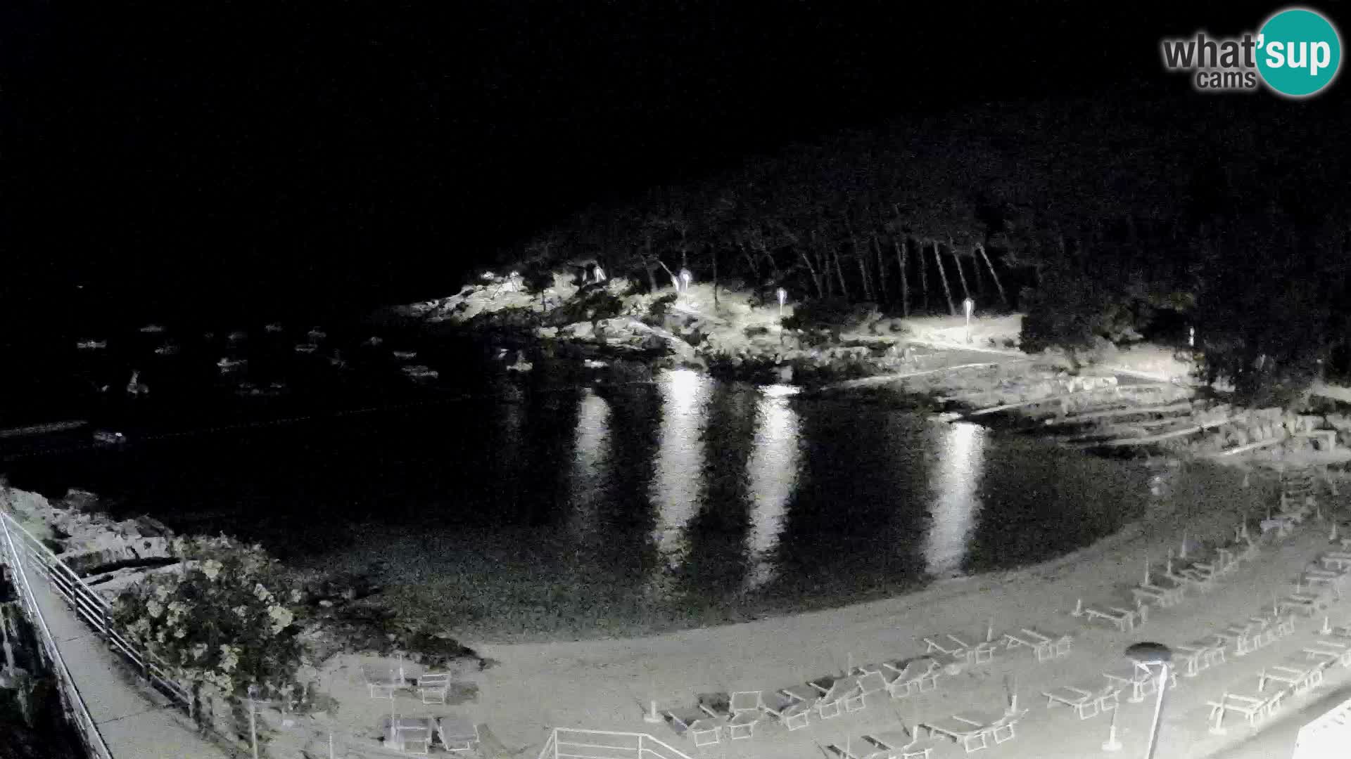 Web kam Mali Lošinj – plaža Sunčana uvala – Veli Žal