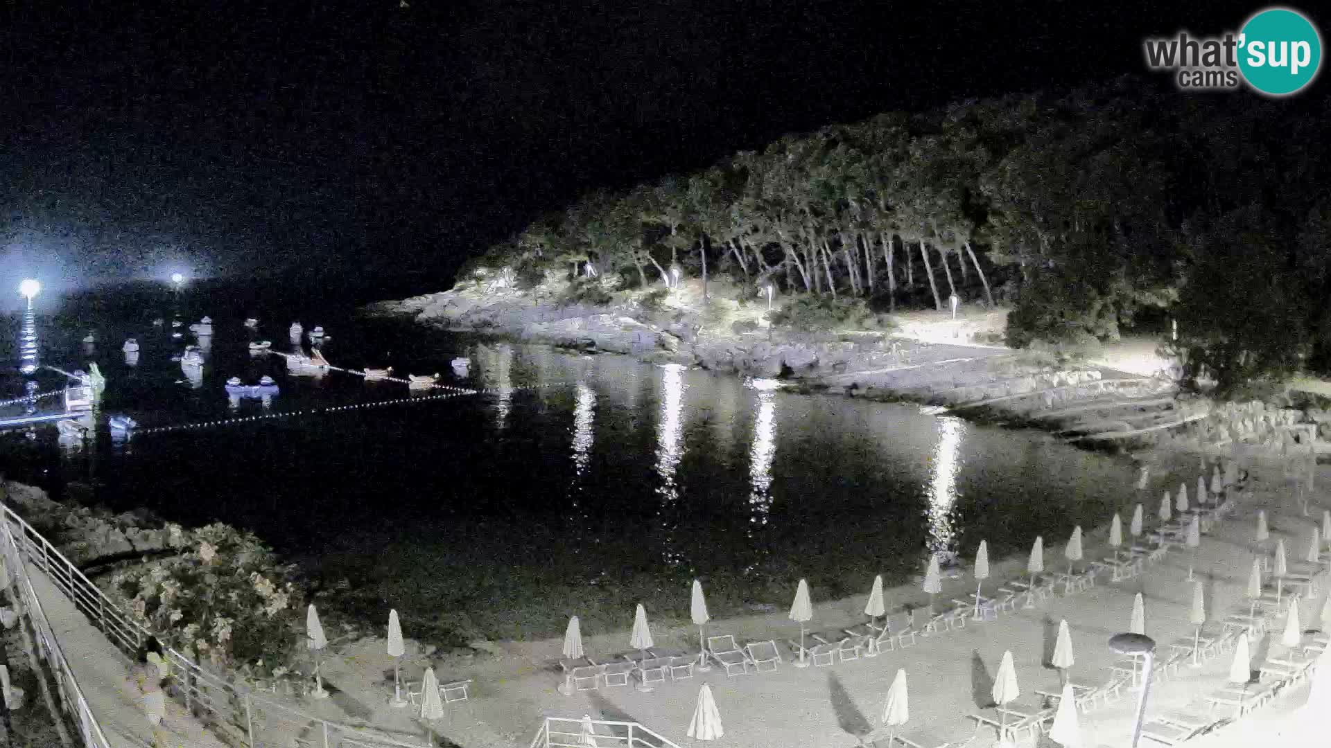 Webcam Mali Lošinj – spiaggia Sunčana uvala – Veli Žal