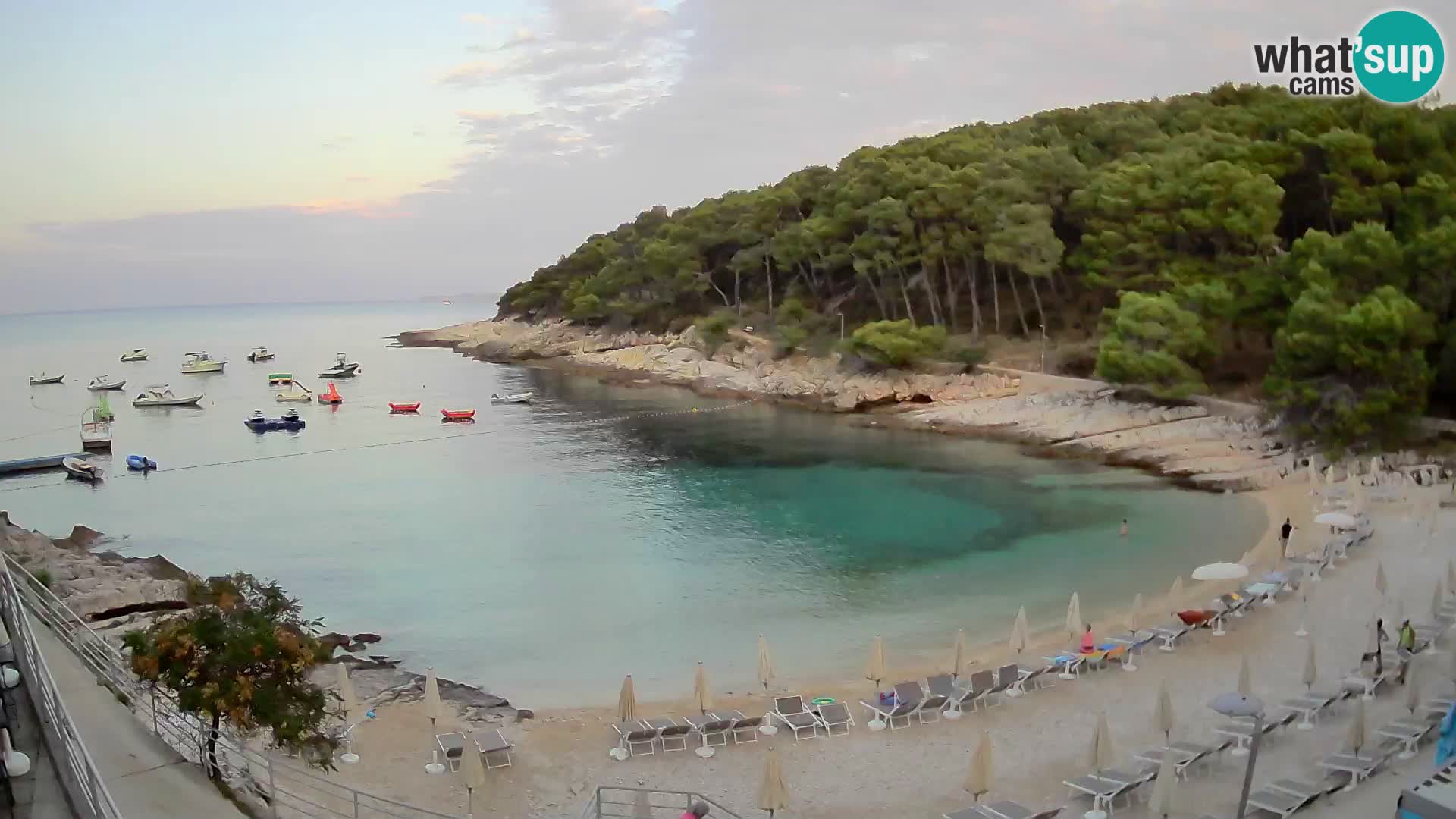 Spletna Kamera Mali Lošinj – plaža Sunčana uvala – Veli Žal