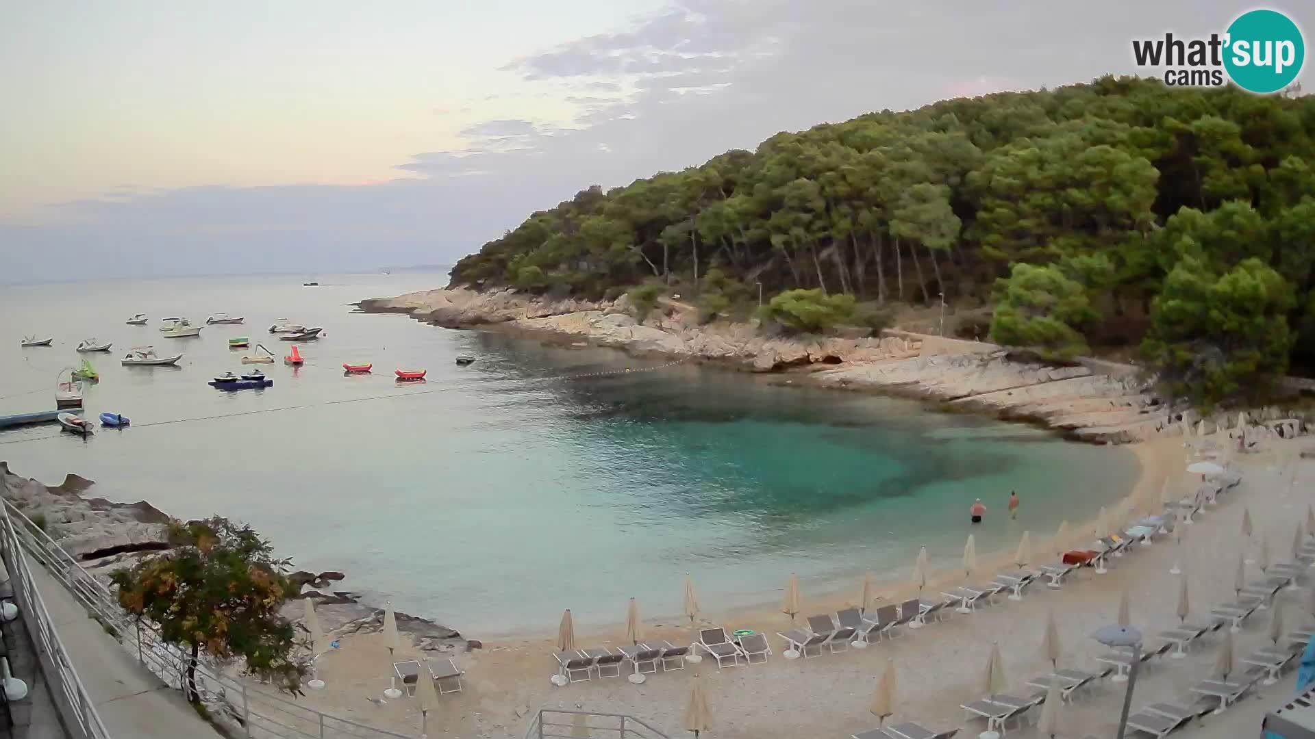 Webcam Mali Lošinj – playa Sunčana uvala – Veli Žal