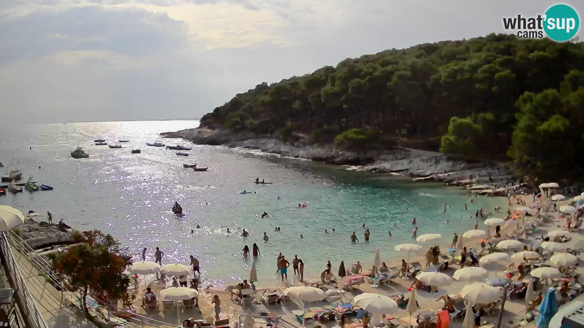 Webcam Mali Lošinj – plage Sunčana uvala – Veli Žal