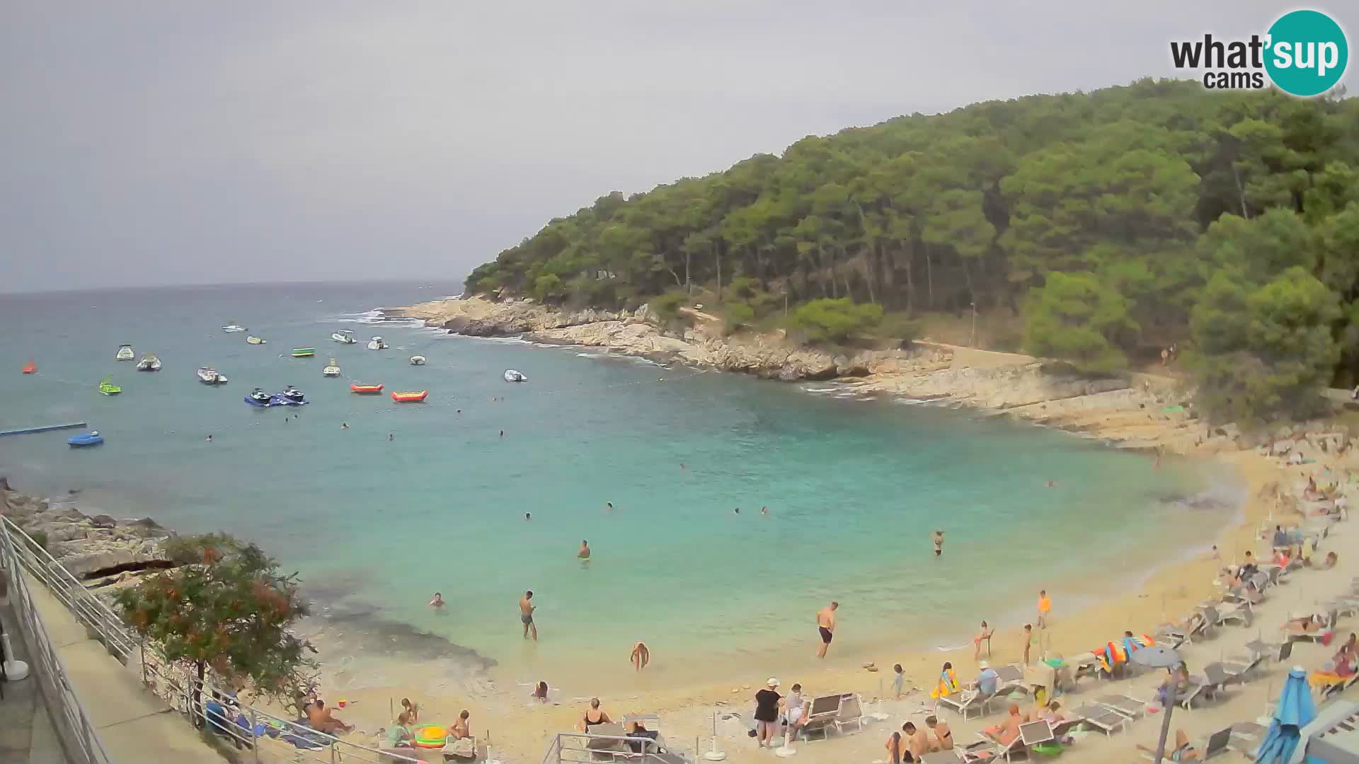 Webcam Mali Lošinj – Sunčana uvala beach – Veli Žal