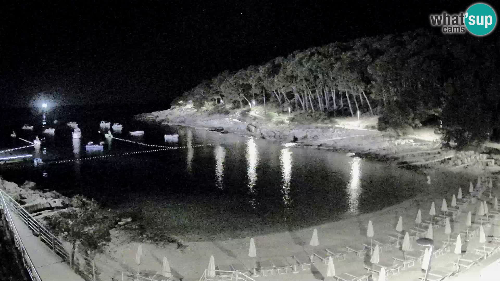 Webcam Mali Lošinj – Sunčana uvala beach – Veli Žal