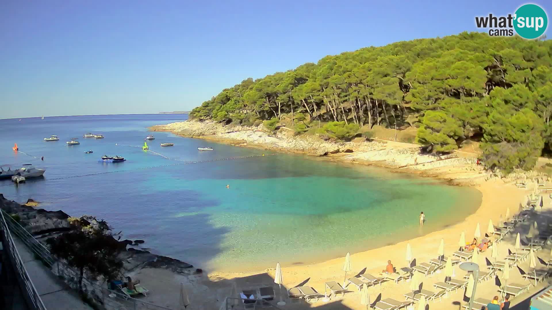 Webcam Mali Lošinj – spiaggia Sunčana uvala – Veli Žal