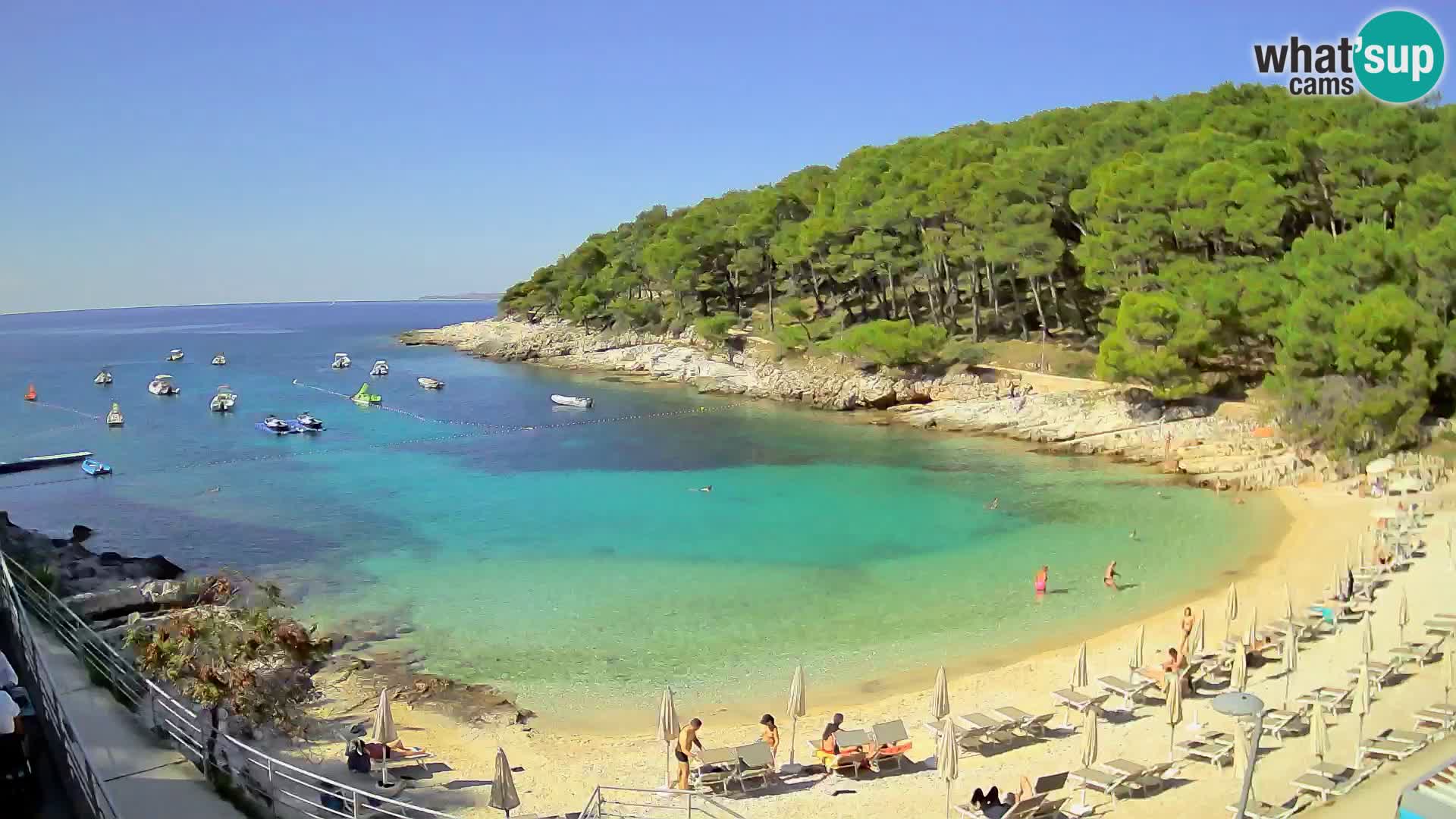 Spletna Kamera Mali Lošinj – plaža Sunčana uvala – Veli Žal