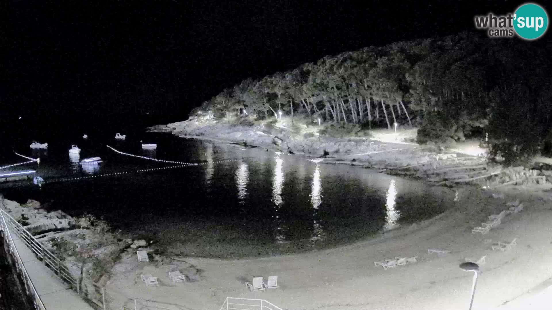 Webcam Mali Lošinj – plage Sunčana uvala – Veli Žal