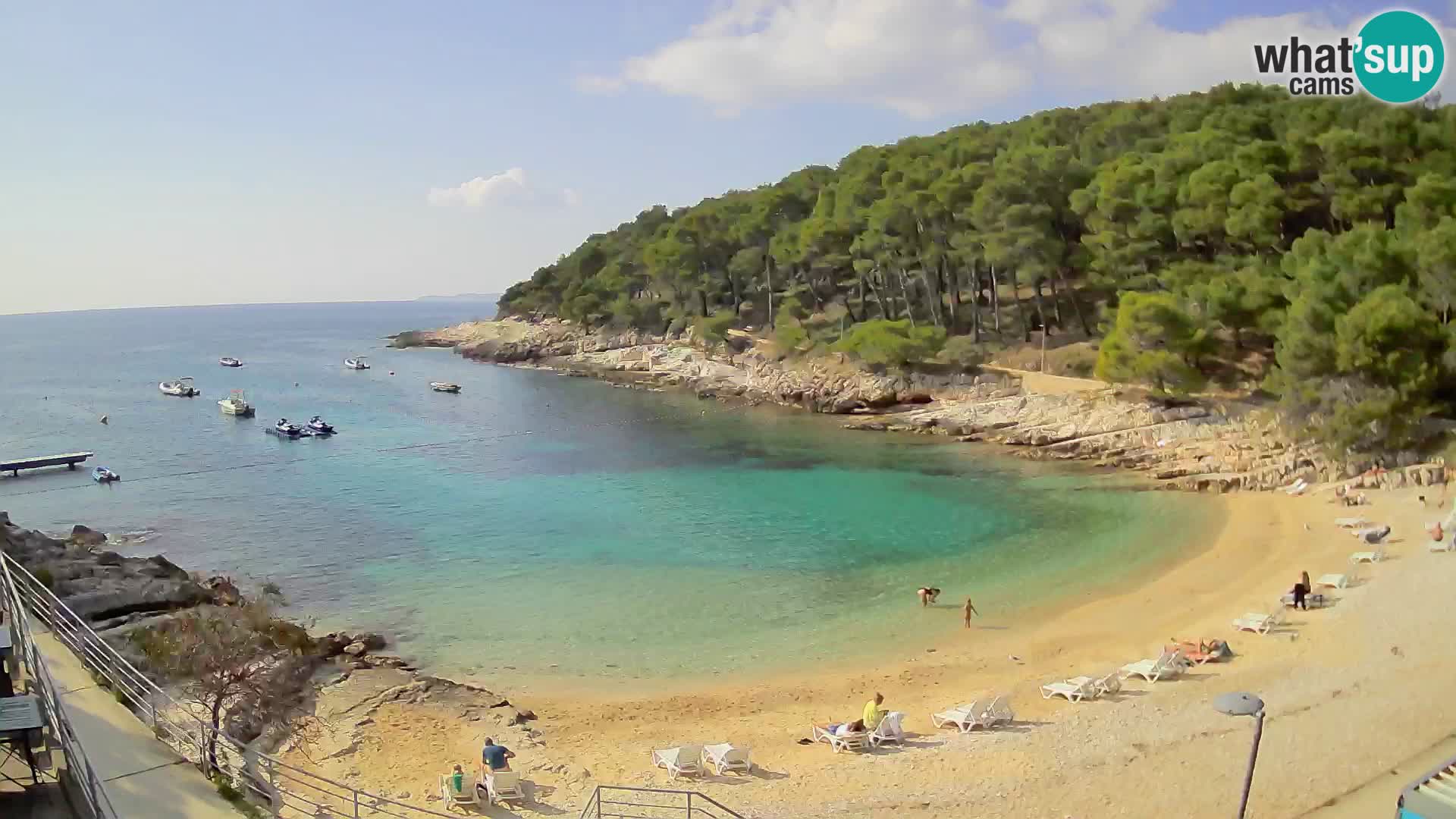 Spletna Kamera Mali Lošinj – plaža Sunčana uvala – Veli Žal