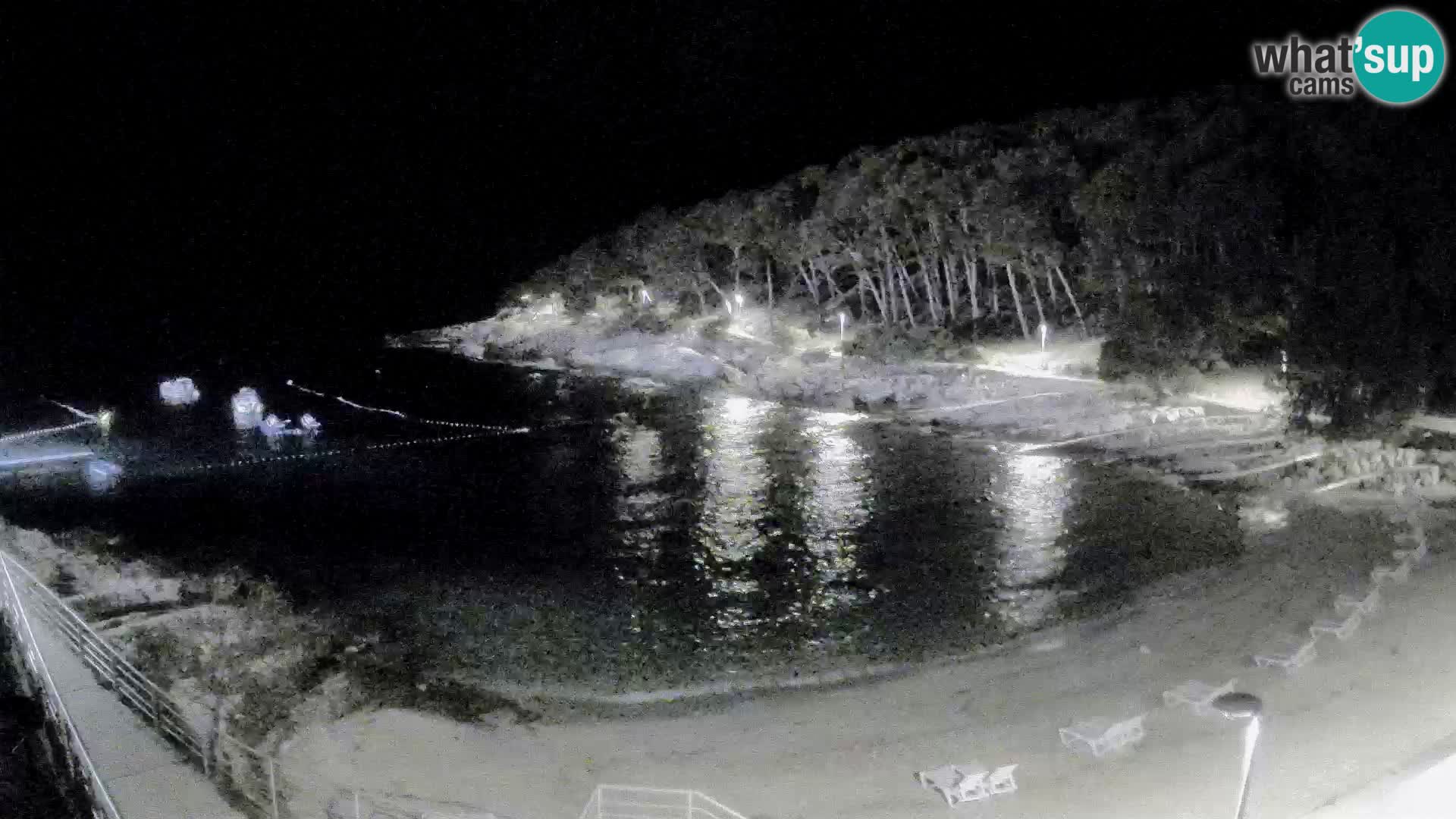Webcam Mali Lošinj – Sunčana uvala beach – Veli Žal
