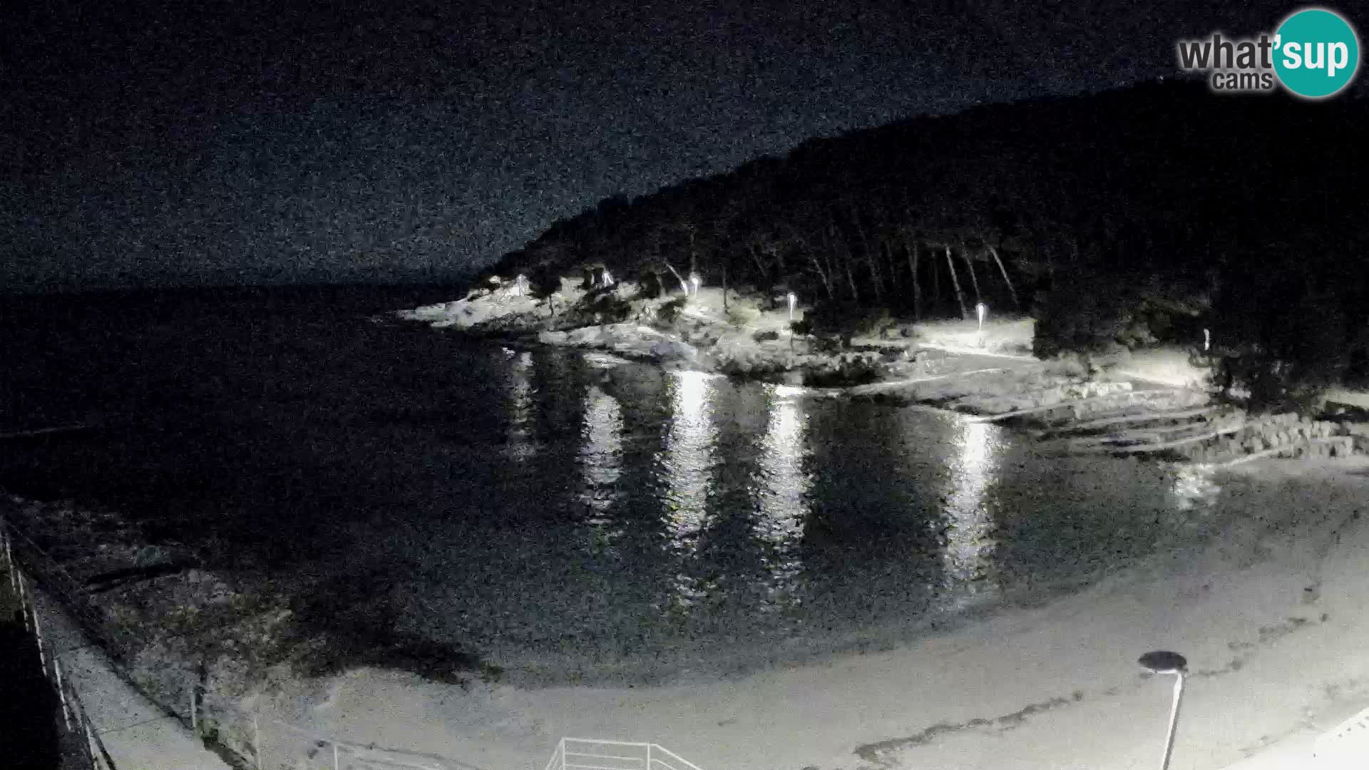 Webcam Mali Lošinj – plage Sunčana uvala – Veli Žal