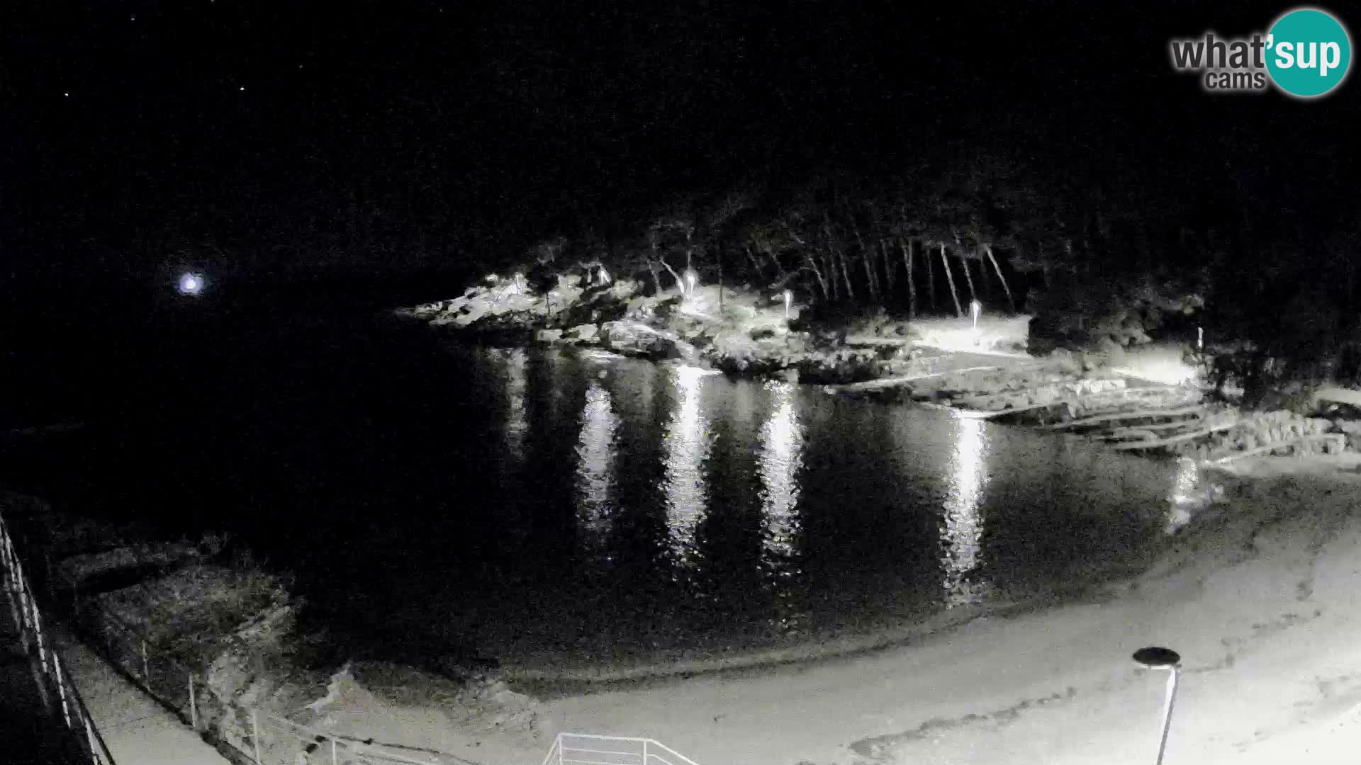 Web kam Mali Lošinj – plaža Sunčana uvala – Veli Žal