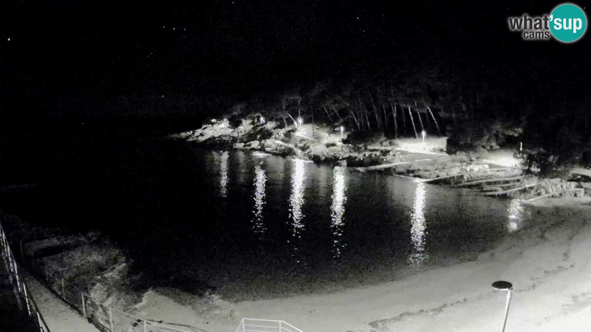 Webcam Mali Lošinj – plage Sunčana uvala – Veli Žal