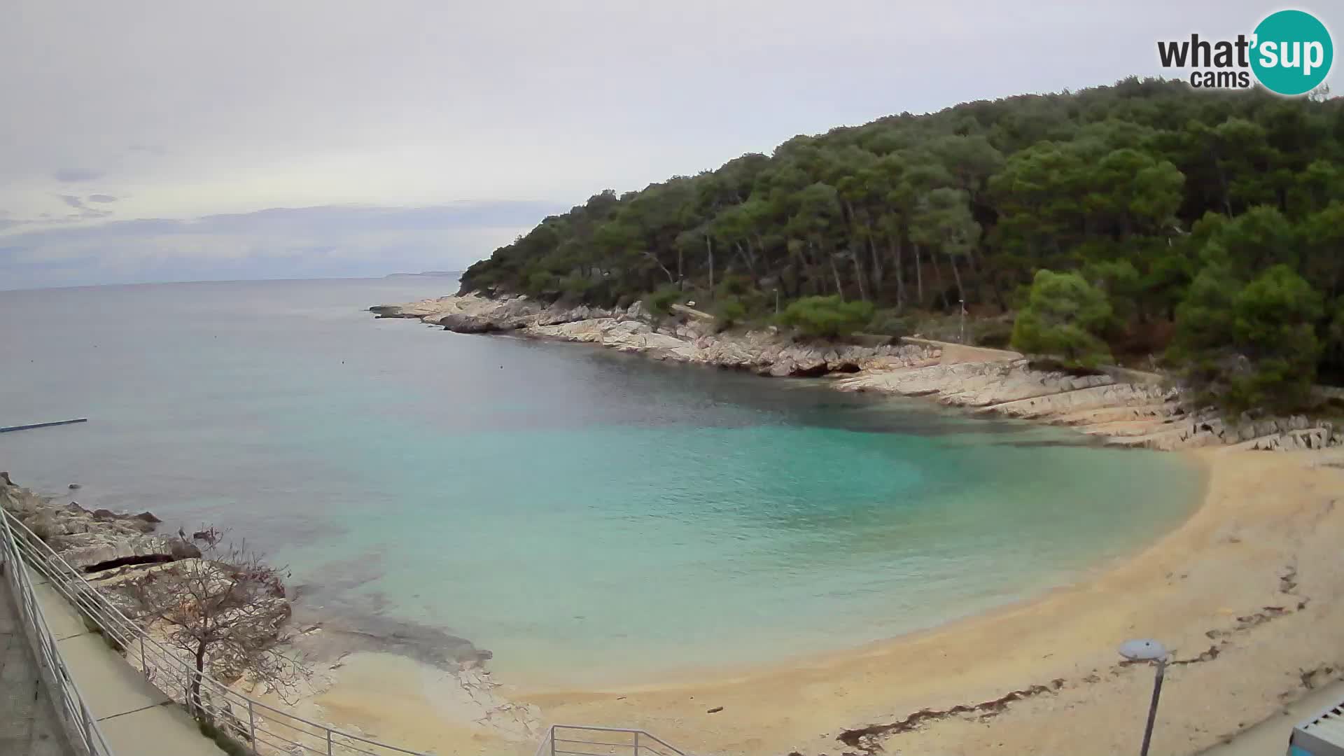 Spletna Kamera Mali Lošinj – plaža Sunčana uvala – Veli Žal