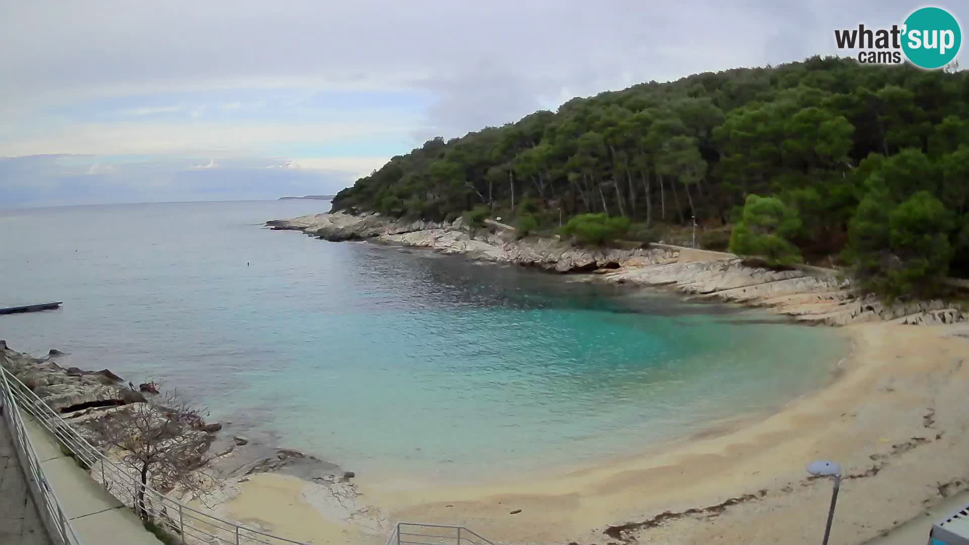 Webcam Mali Lošinj – Sunčana uvala Strand – Veli Žal