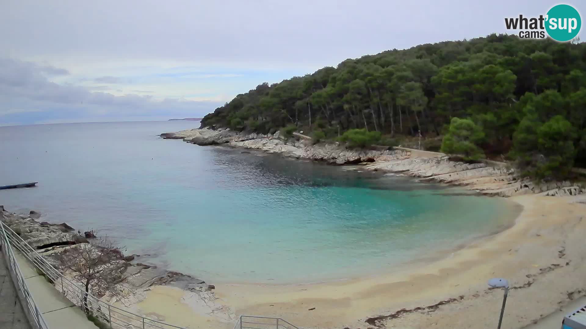 Spletna Kamera Mali Lošinj – plaža Sunčana uvala – Veli Žal