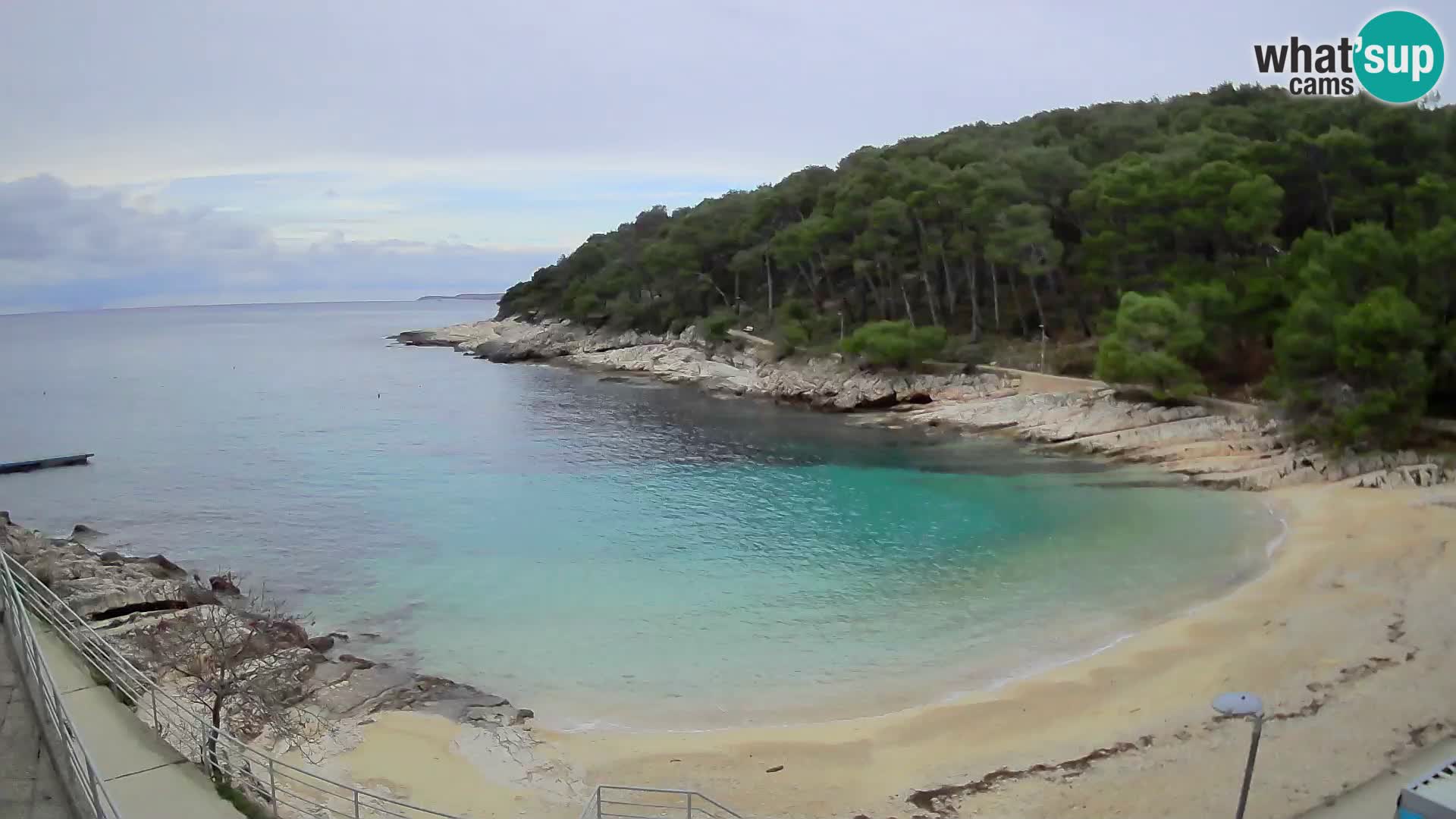 Webcam Mali Lošinj – Sunčana uvala beach – Veli Žal