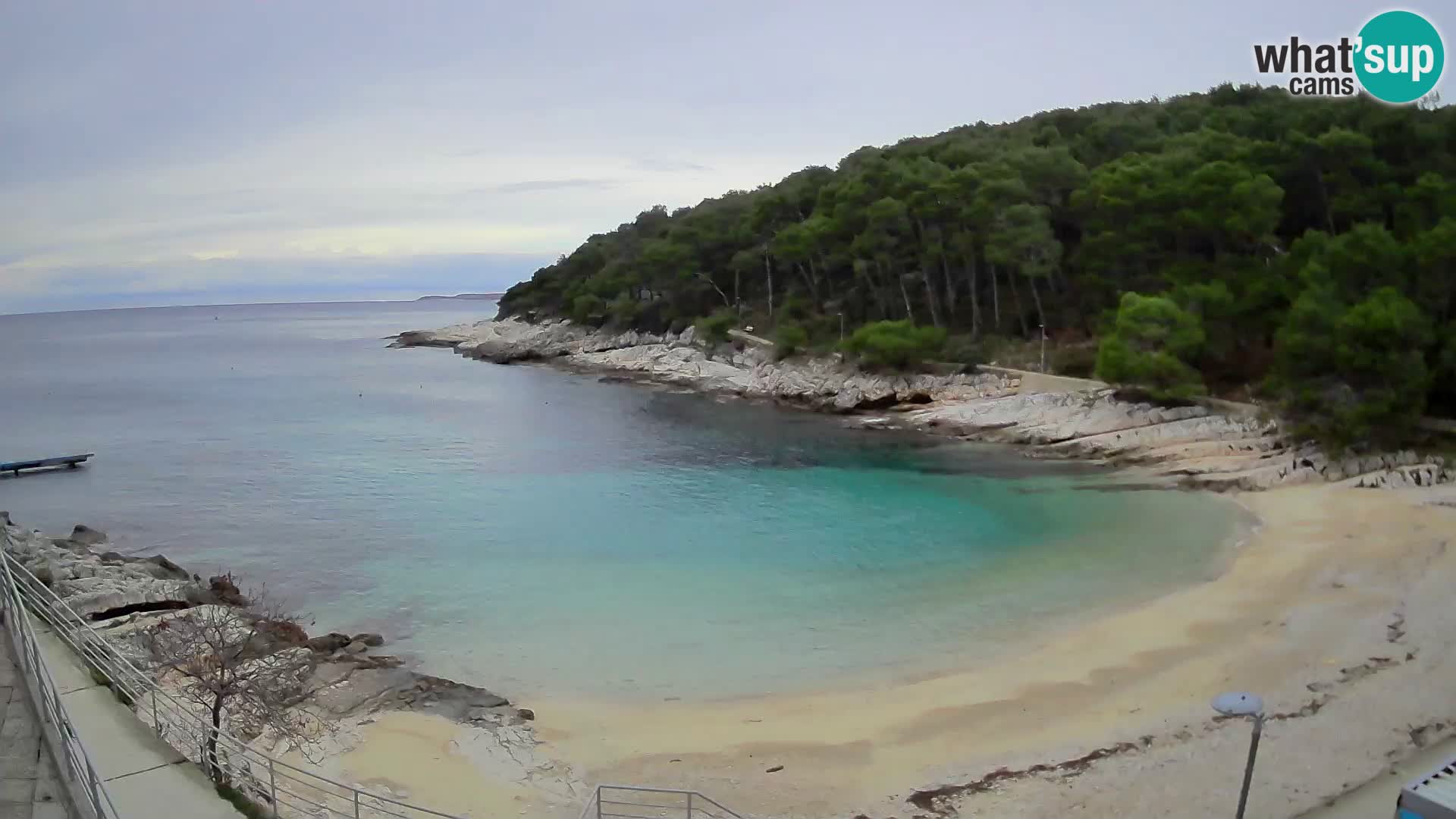 Webcam Mali Lošinj – spiaggia Sunčana uvala – Veli Žal
