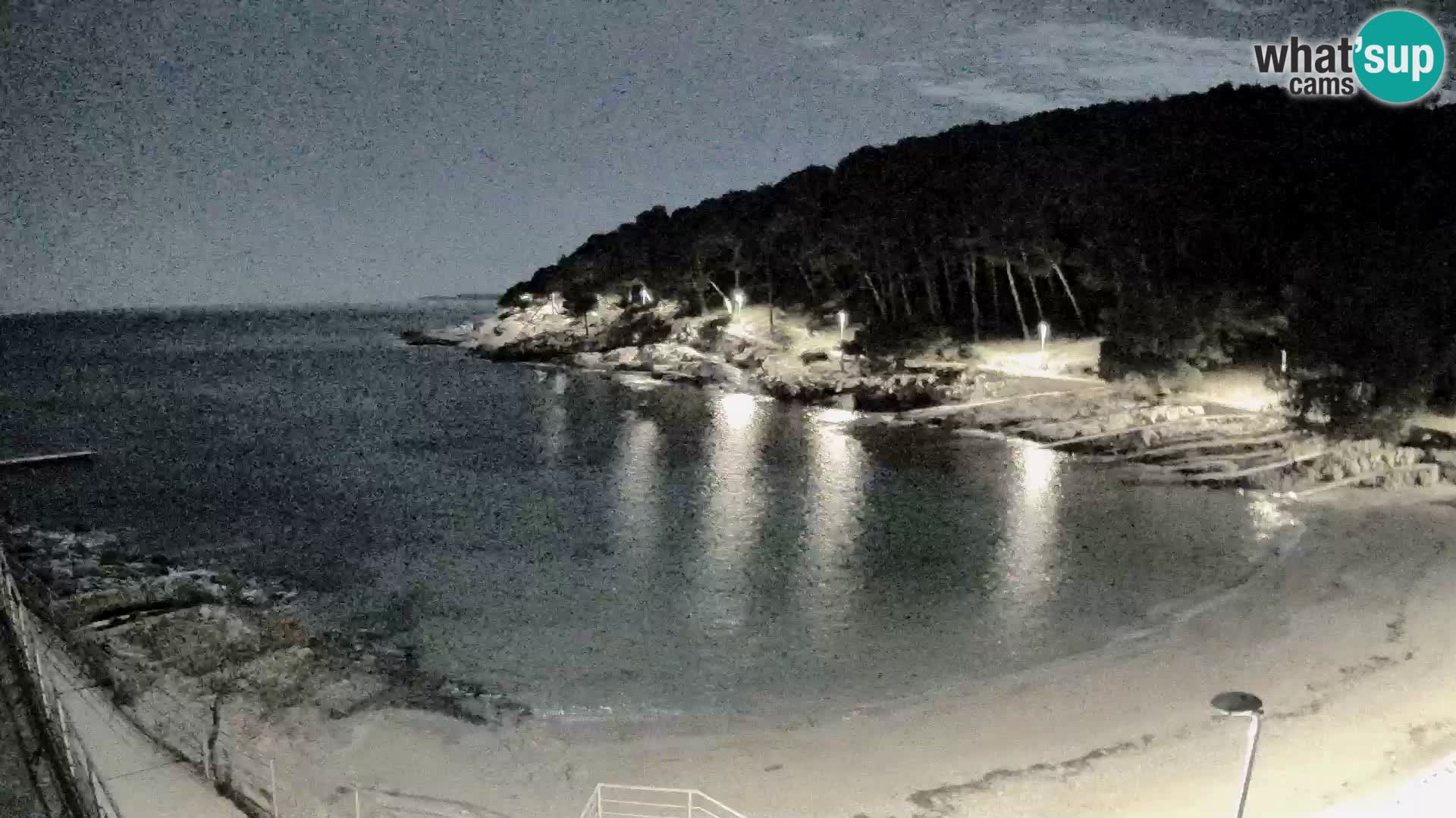 Web kam Mali Lošinj – plaža Sunčana uvala – Veli Žal