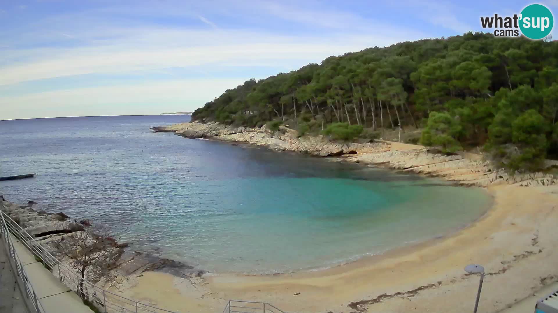 Webcam Mali Lošinj – spiaggia Sunčana uvala – Veli Žal