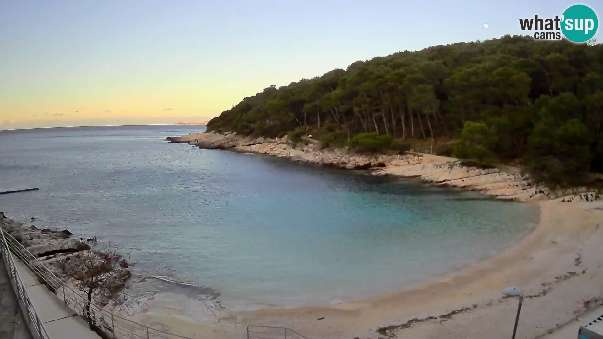 Spletna Kamera Mali Lošinj – plaža Sunčana uvala – Veli Žal