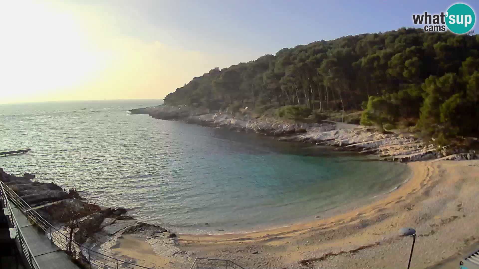 Webcam Mali Lošinj – Sunčana uvala Strand – Veli Žal