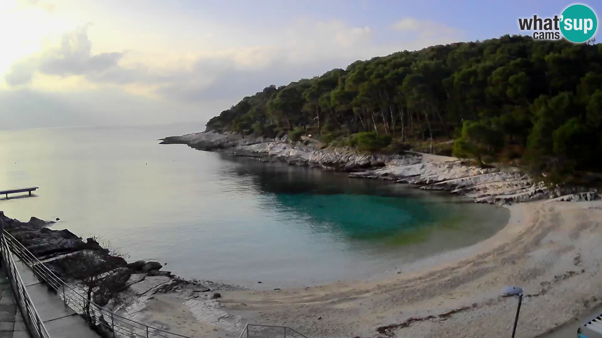 Webcam Mali Lošinj – spiaggia Sunčana uvala – Veli Žal