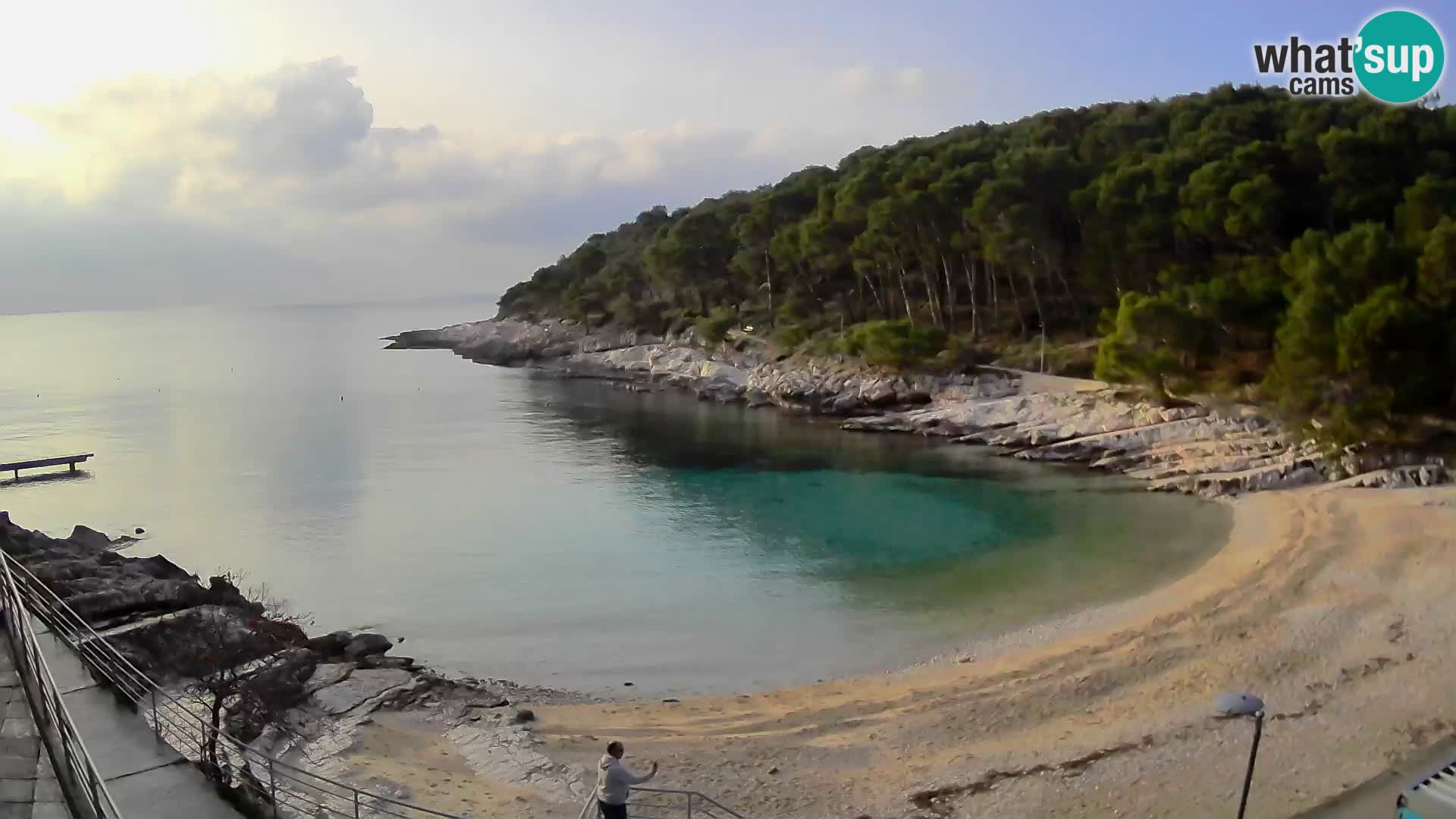Webcam Mali Lošinj – spiaggia Sunčana uvala – Veli Žal