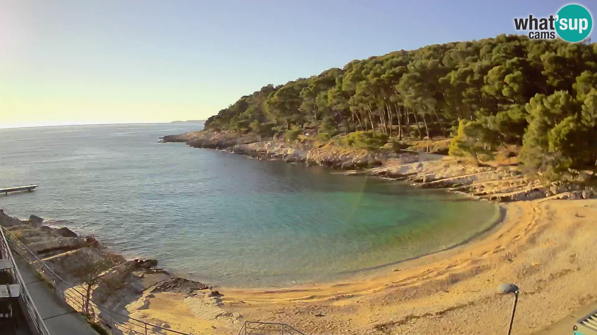 Webcam Mali Lošinj – Sunčana uvala beach – Veli Žal