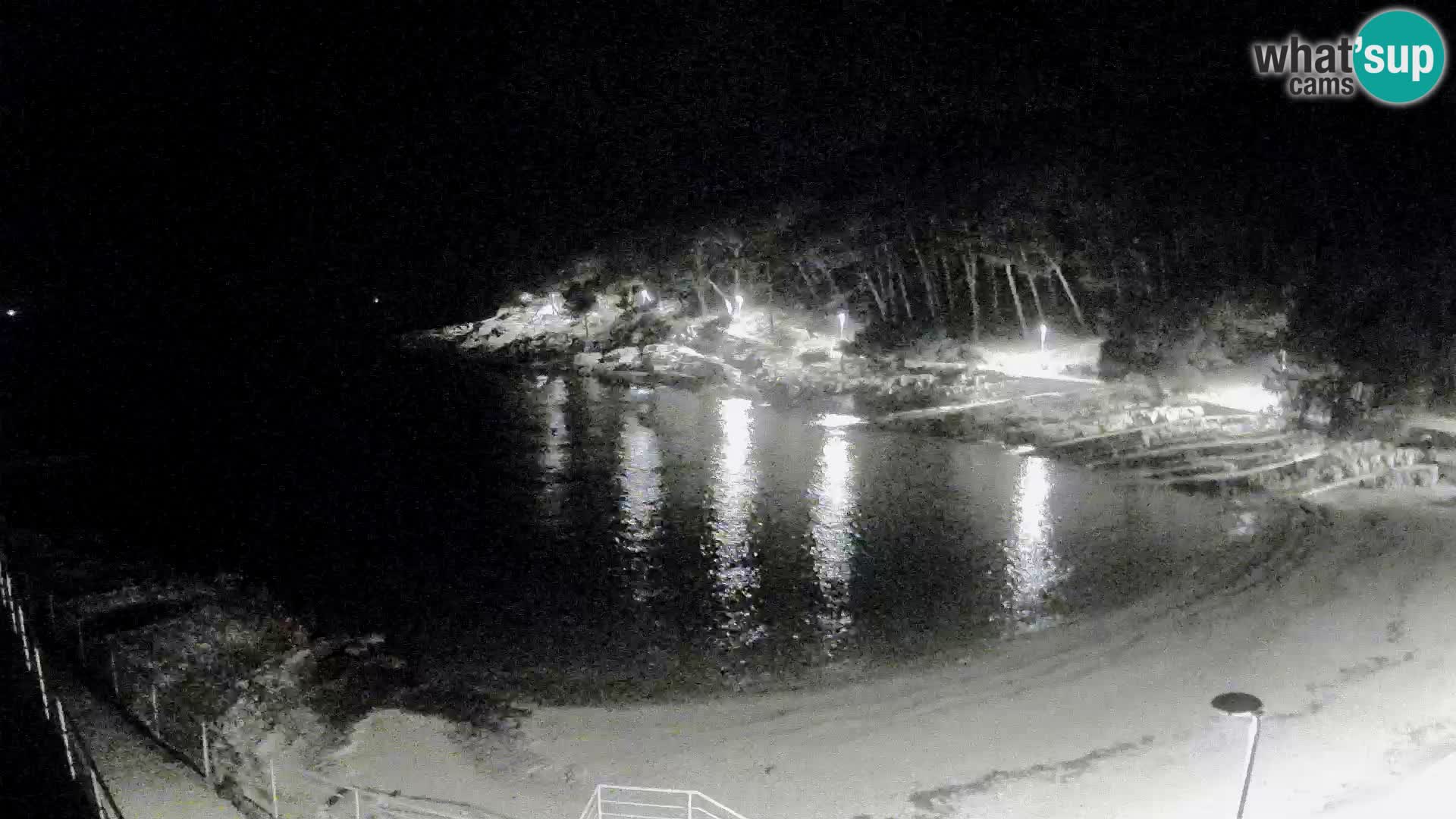 Web kam Mali Lošinj – plaža Sunčana uvala – Veli Žal