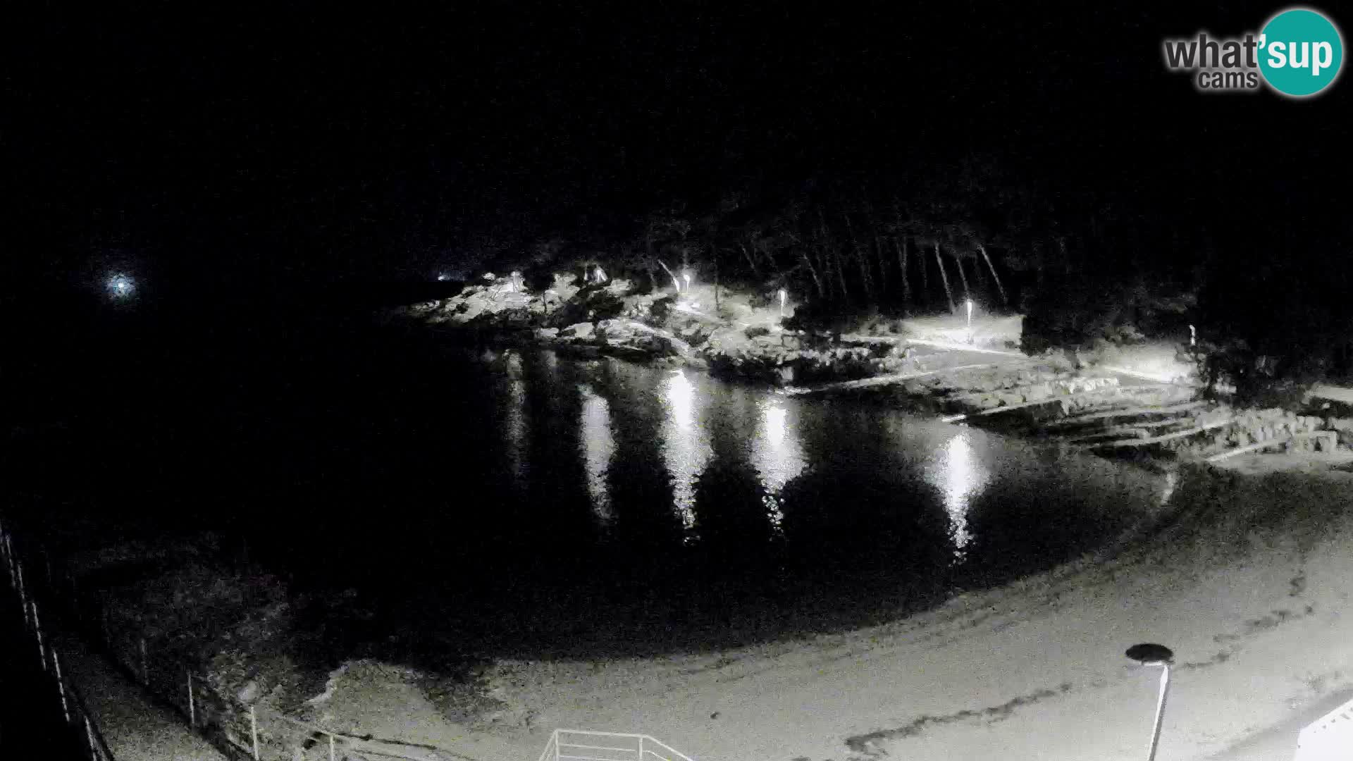 Webcam Mali Lošinj – playa Sunčana uvala – Veli Žal