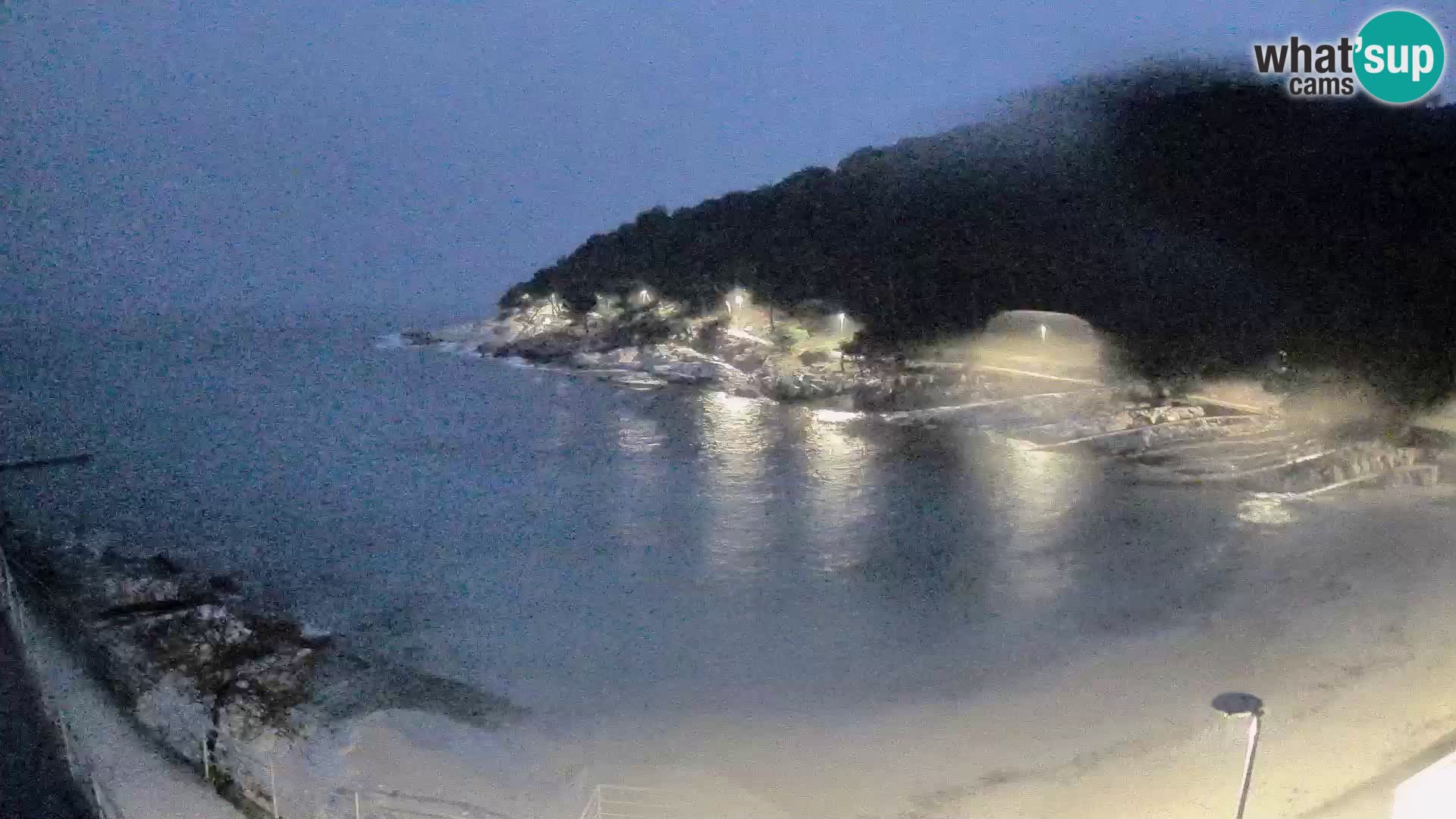 Webcam Mali Lošinj – plage Sunčana uvala – Veli Žal