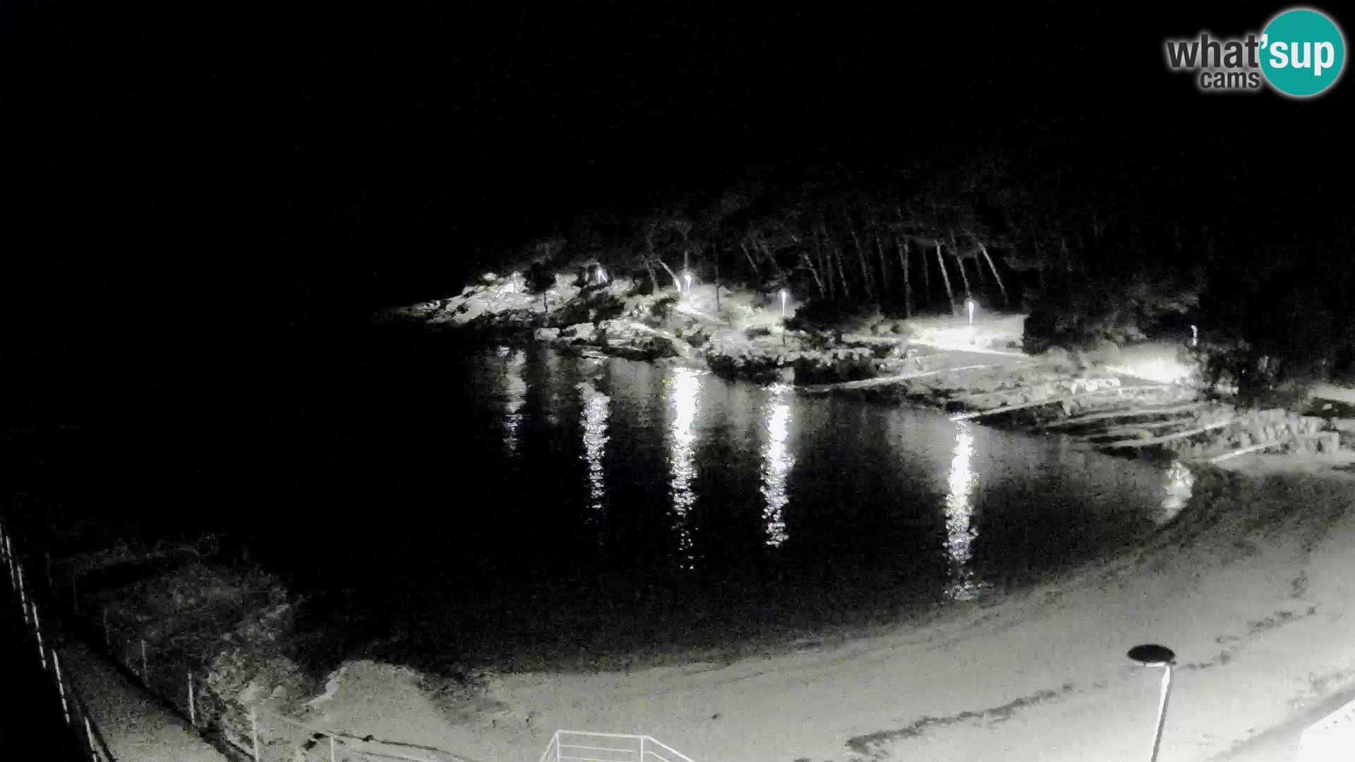 Webcam Mali Lošinj – plage Sunčana uvala – Veli Žal