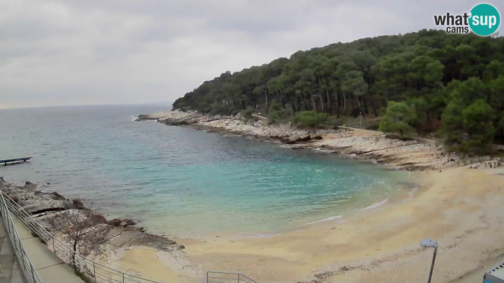 Webcam Mali Lošinj – plage Sunčana uvala – Veli Žal