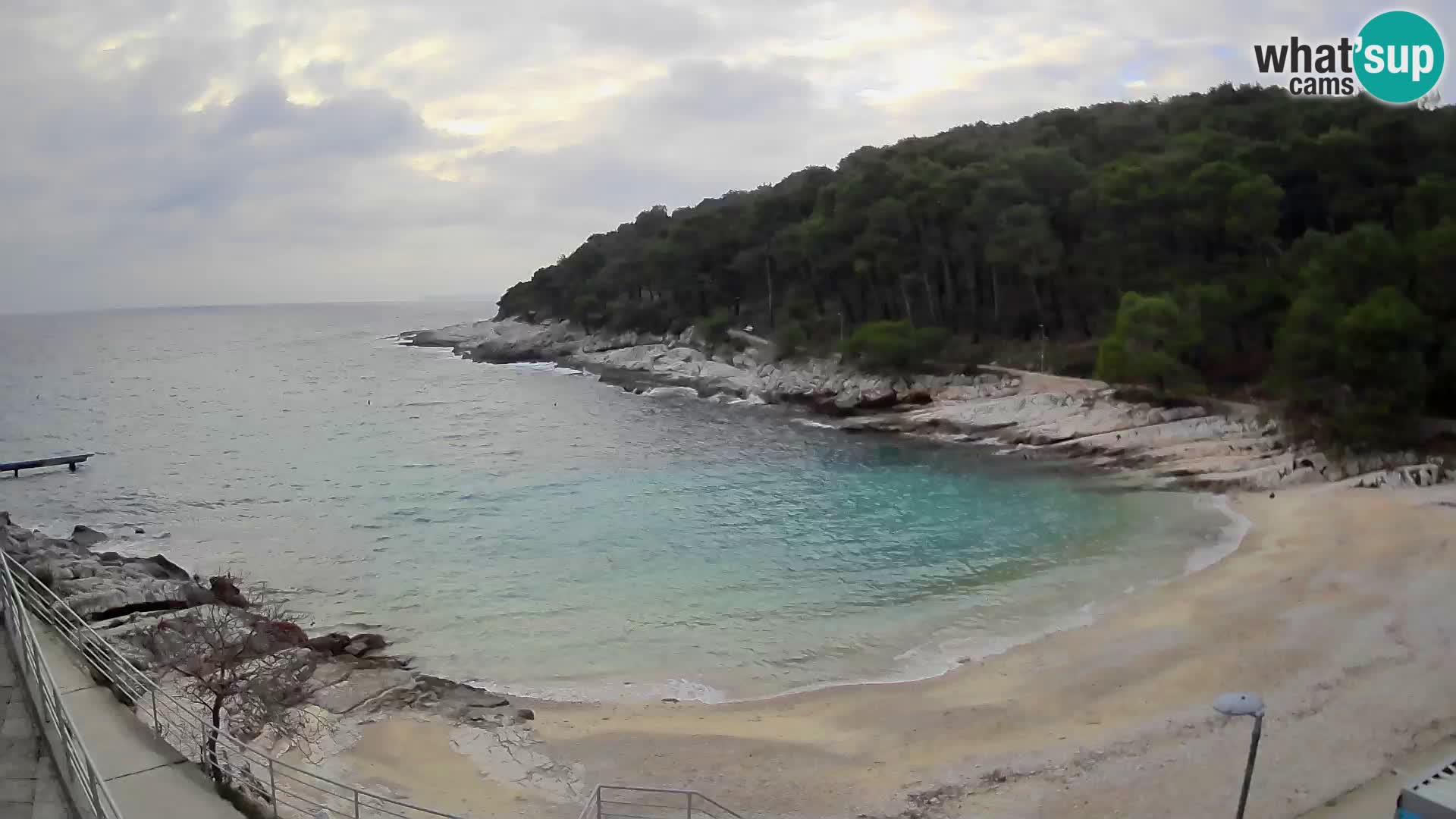 Spletna Kamera Mali Lošinj – plaža Sunčana uvala – Veli Žal