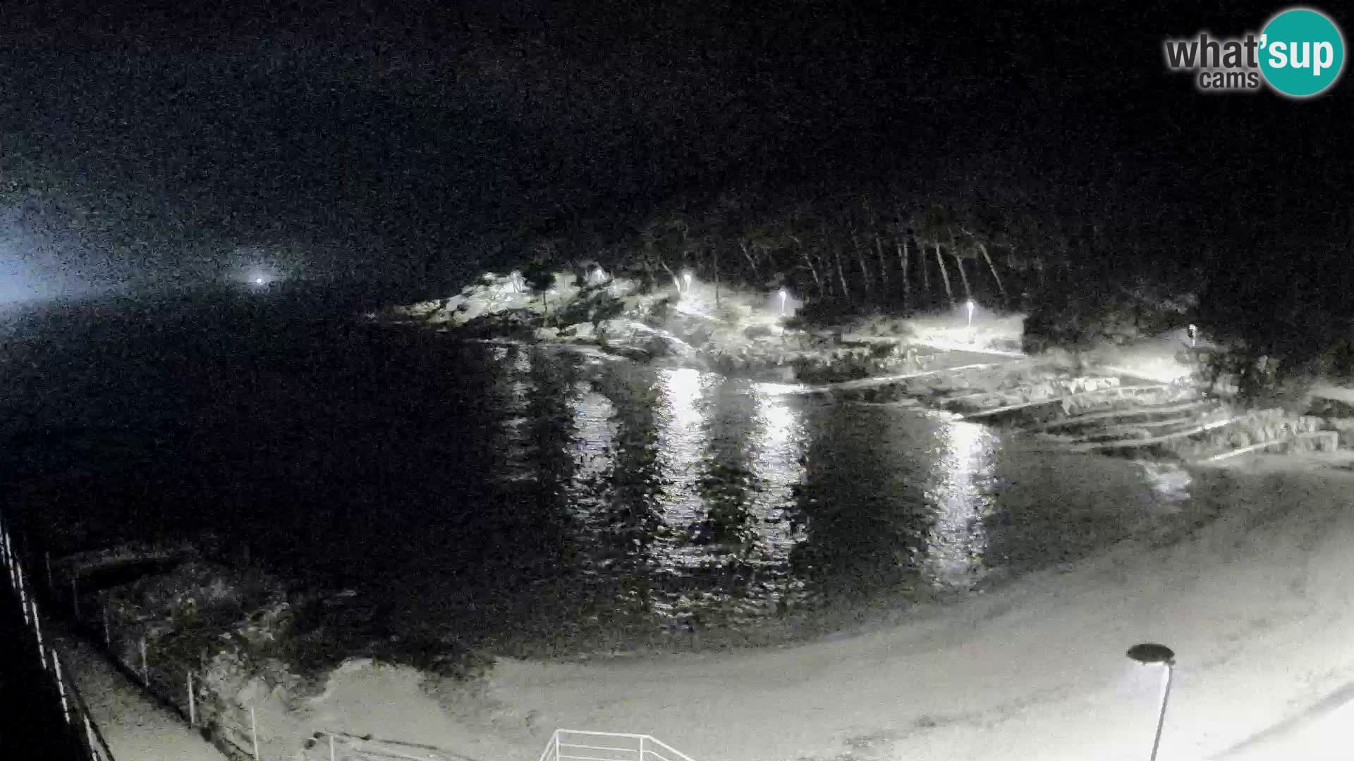 Webcam Mali Lošinj – playa Sunčana uvala – Veli Žal