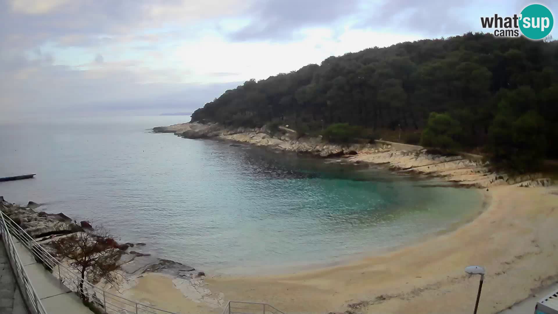 Webcam Mali Lošinj – plage Sunčana uvala – Veli Žal