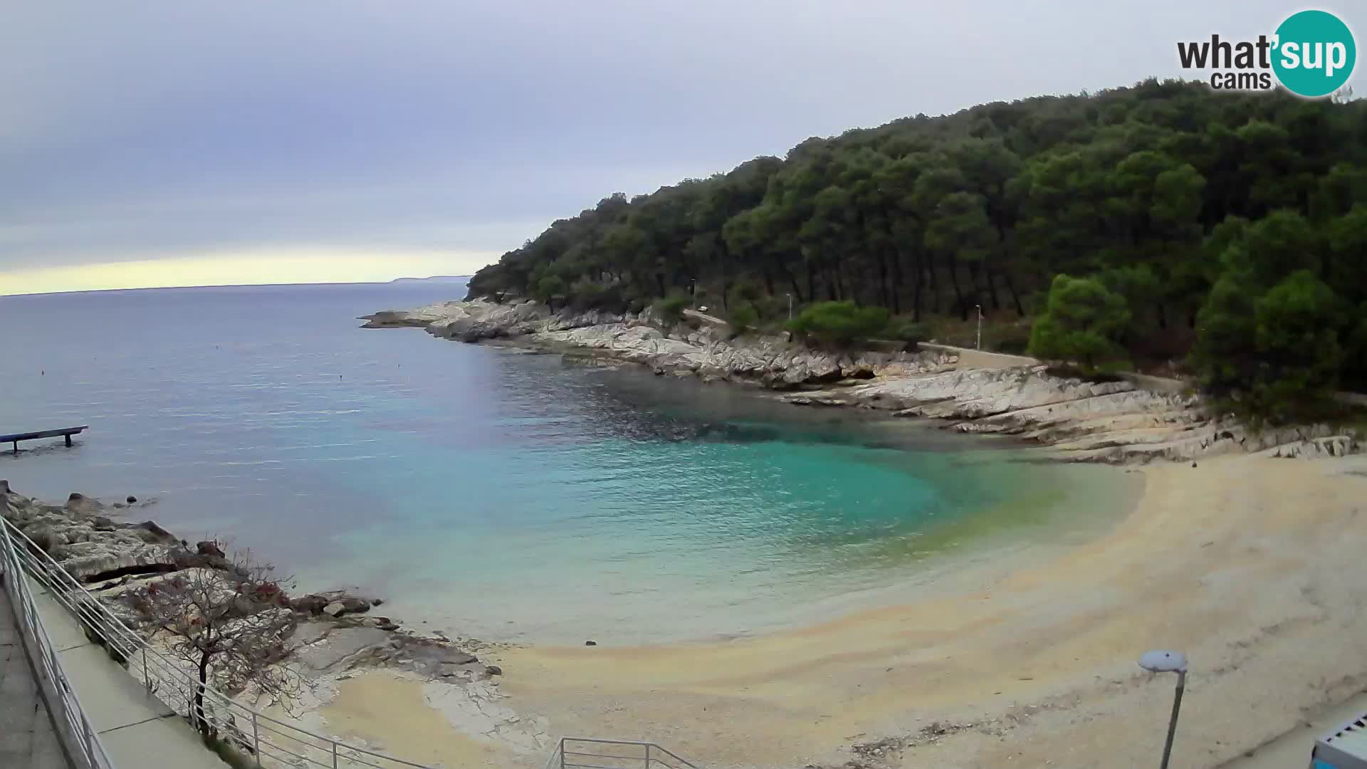 Spletna Kamera Mali Lošinj – plaža Sunčana uvala – Veli Žal