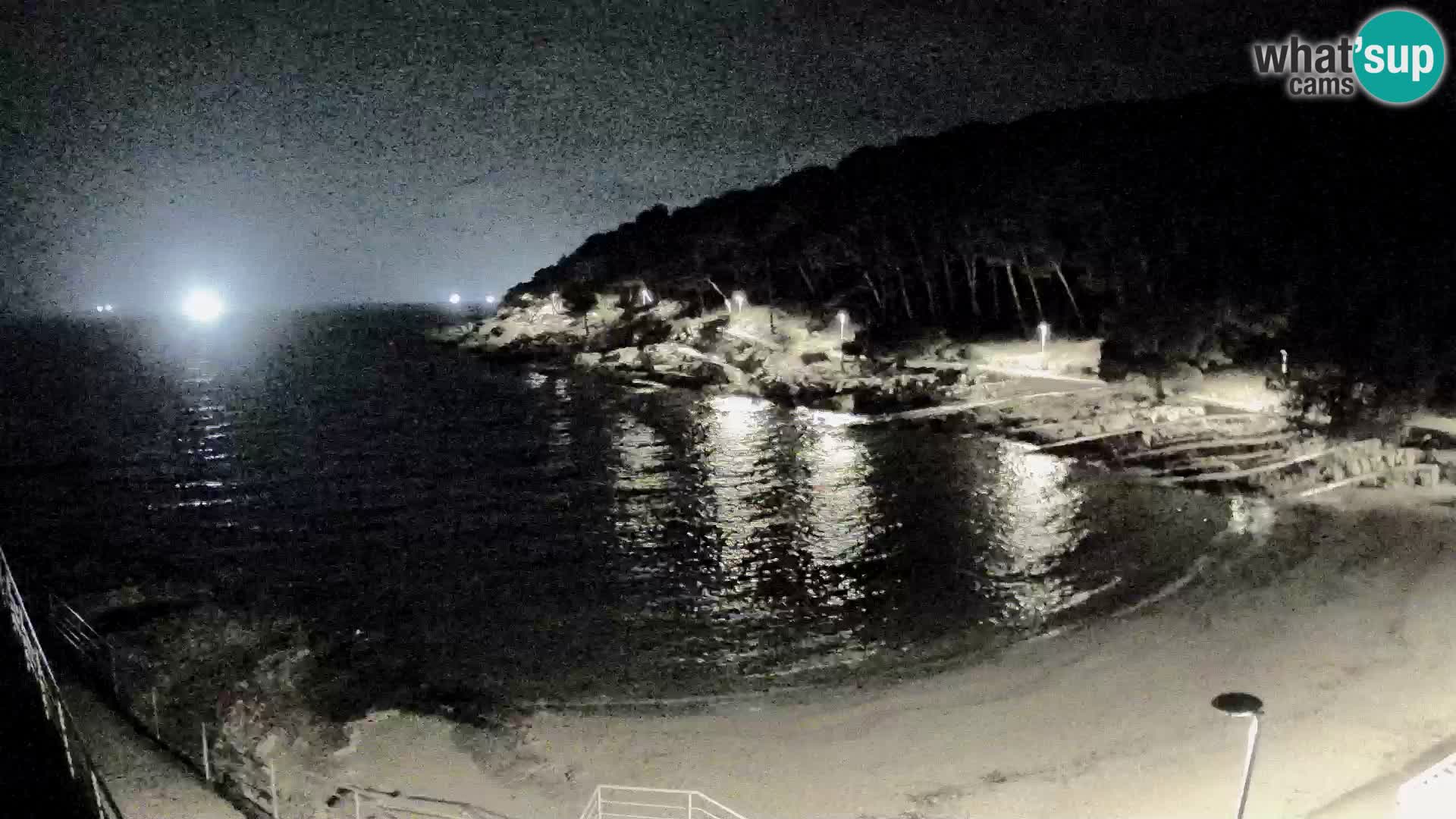 Spletna Kamera Mali Lošinj – plaža Sunčana uvala – Veli Žal