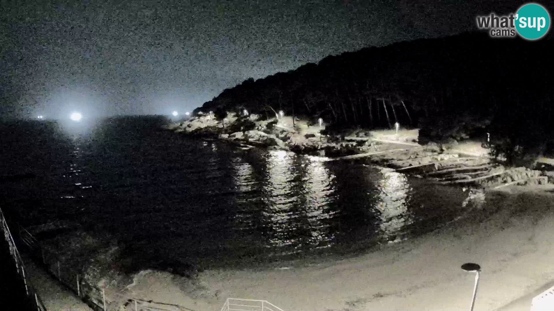 Webcam Mali Lošinj – plage Sunčana uvala – Veli Žal