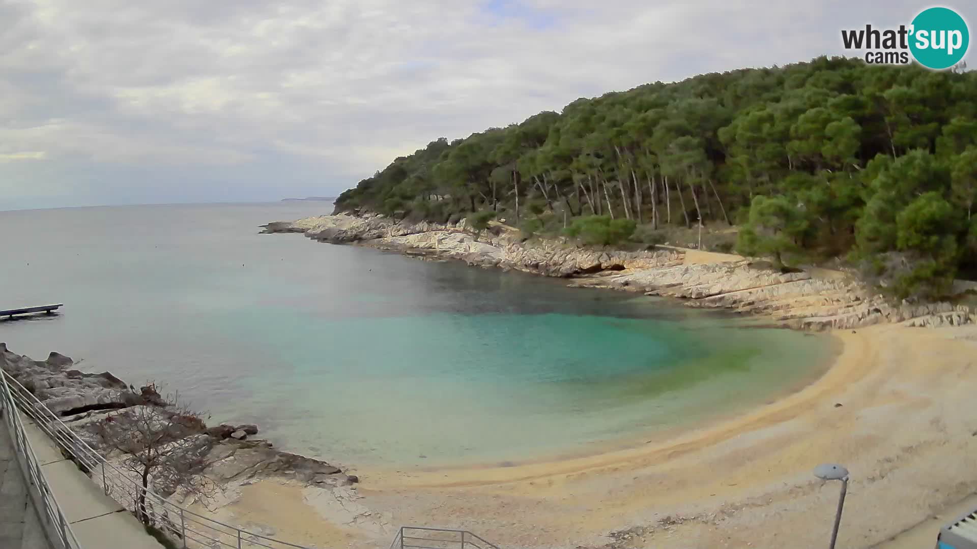 Webcam Mali Lošinj – Sunčana uvala beach – Veli Žal