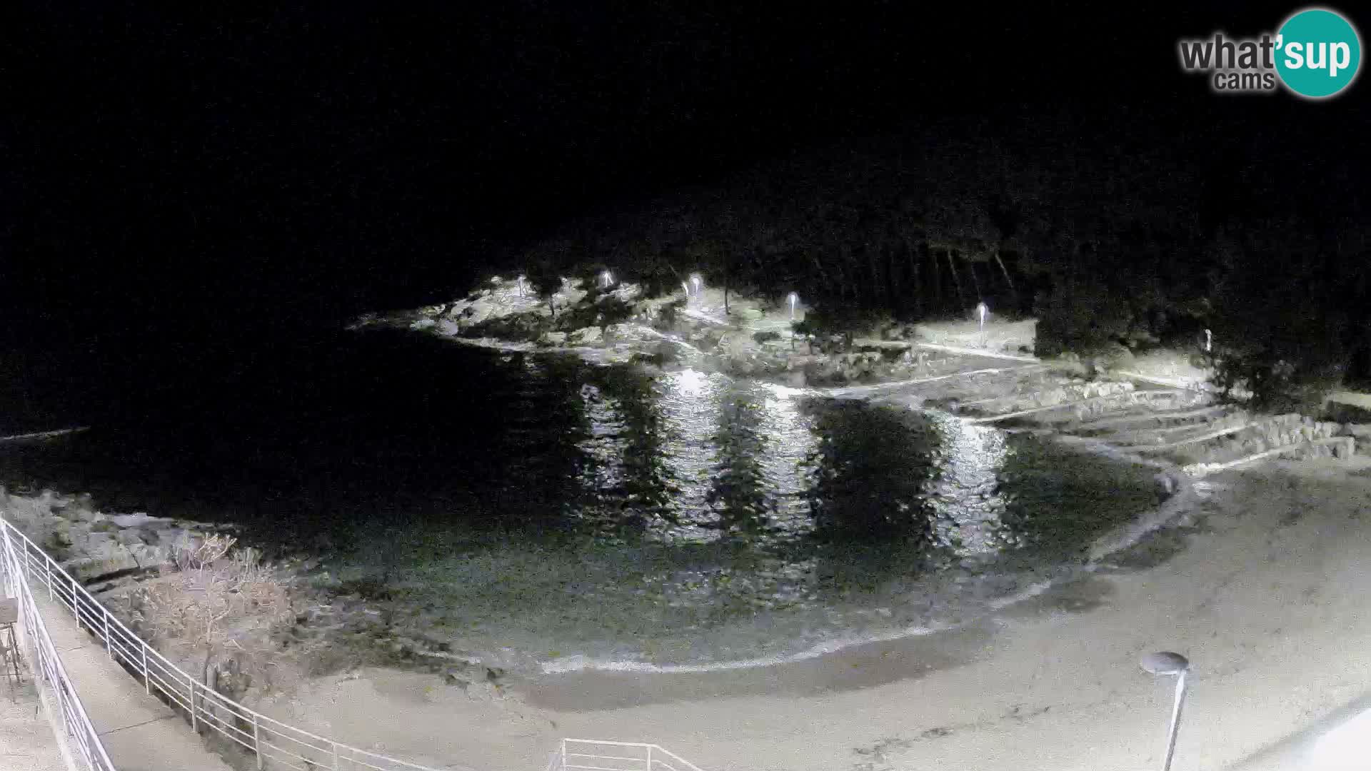 Webcam Mali Lošinj – playa Sunčana uvala – Veli Žal