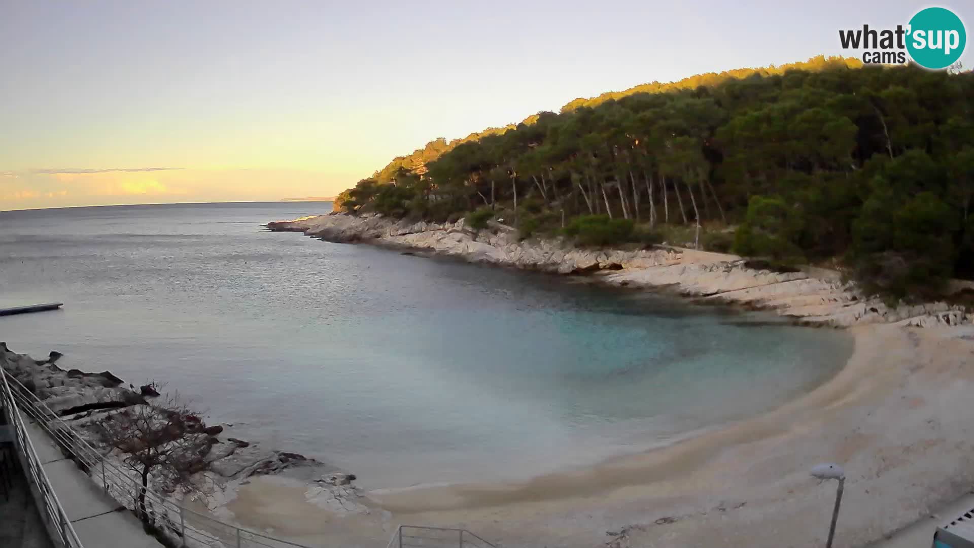 Webcam Mali Lošinj – spiaggia Sunčana uvala – Veli Žal
