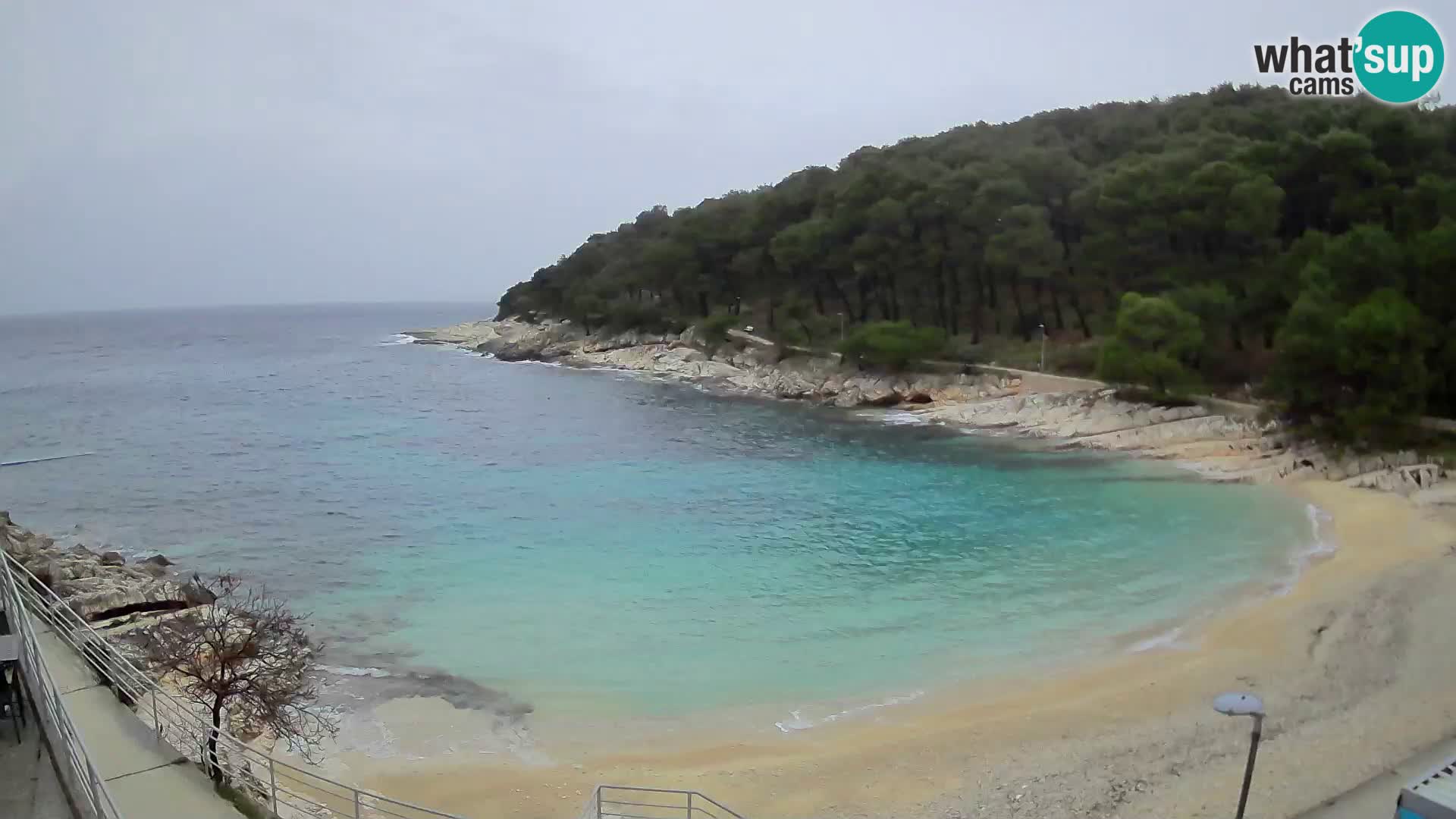 Spletna Kamera Mali Lošinj – plaža Sunčana uvala – Veli Žal