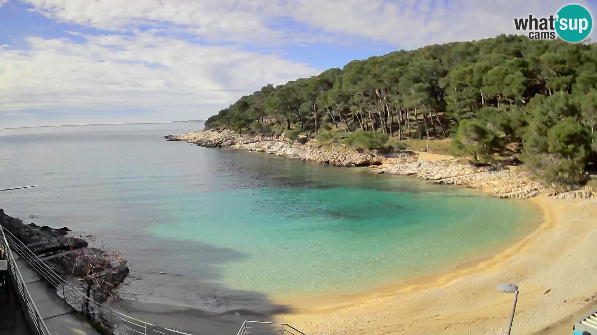 Webcam Mali Lošinj – Sunčana uvala beach – Veli Žal