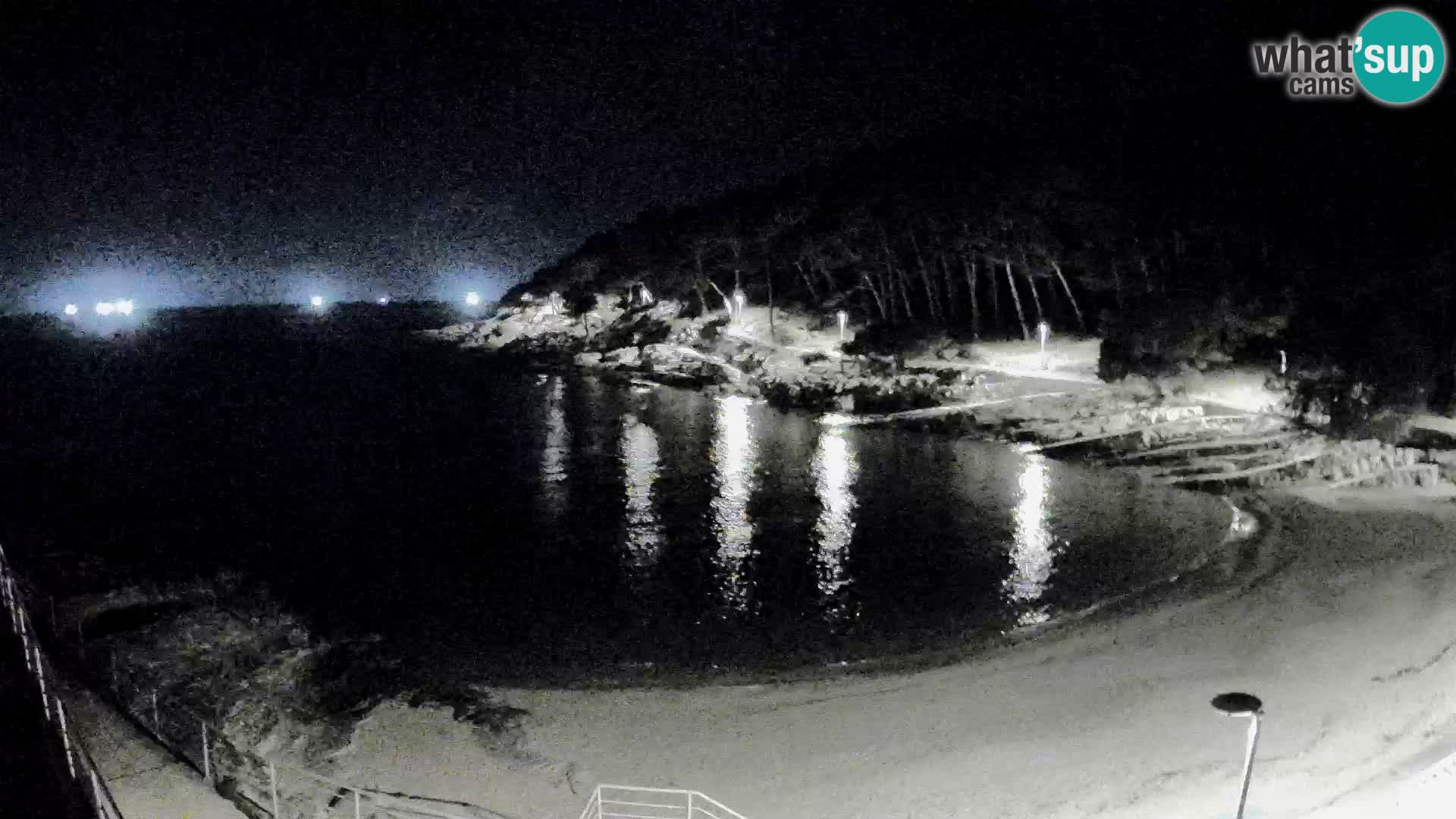 Web kam Mali Lošinj – plaža Sunčana uvala – Veli Žal